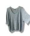 Duru Oversize Merserize Triko-gri
