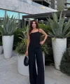 Kadın Askılı İkili Takım-siyah