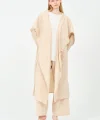 kapüşonlu kimono pantolon takım