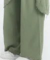 Keten düğmeli oversize italyan ikili takım-Haki