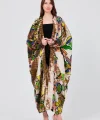 Keten kap desenli kaftan