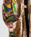 Keten kap desenli kaftan