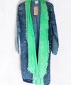 Pamuk Garnili Kot Kaftan-Yeşil
