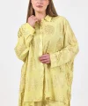 Varaklı desenli kadın takım-oil