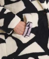 Zebra Düğmeli Kaban