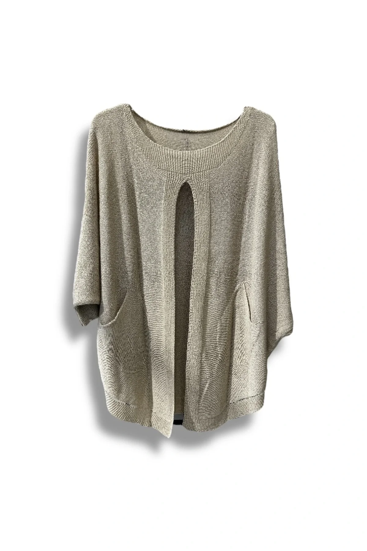 Merserize iki cepli hırka