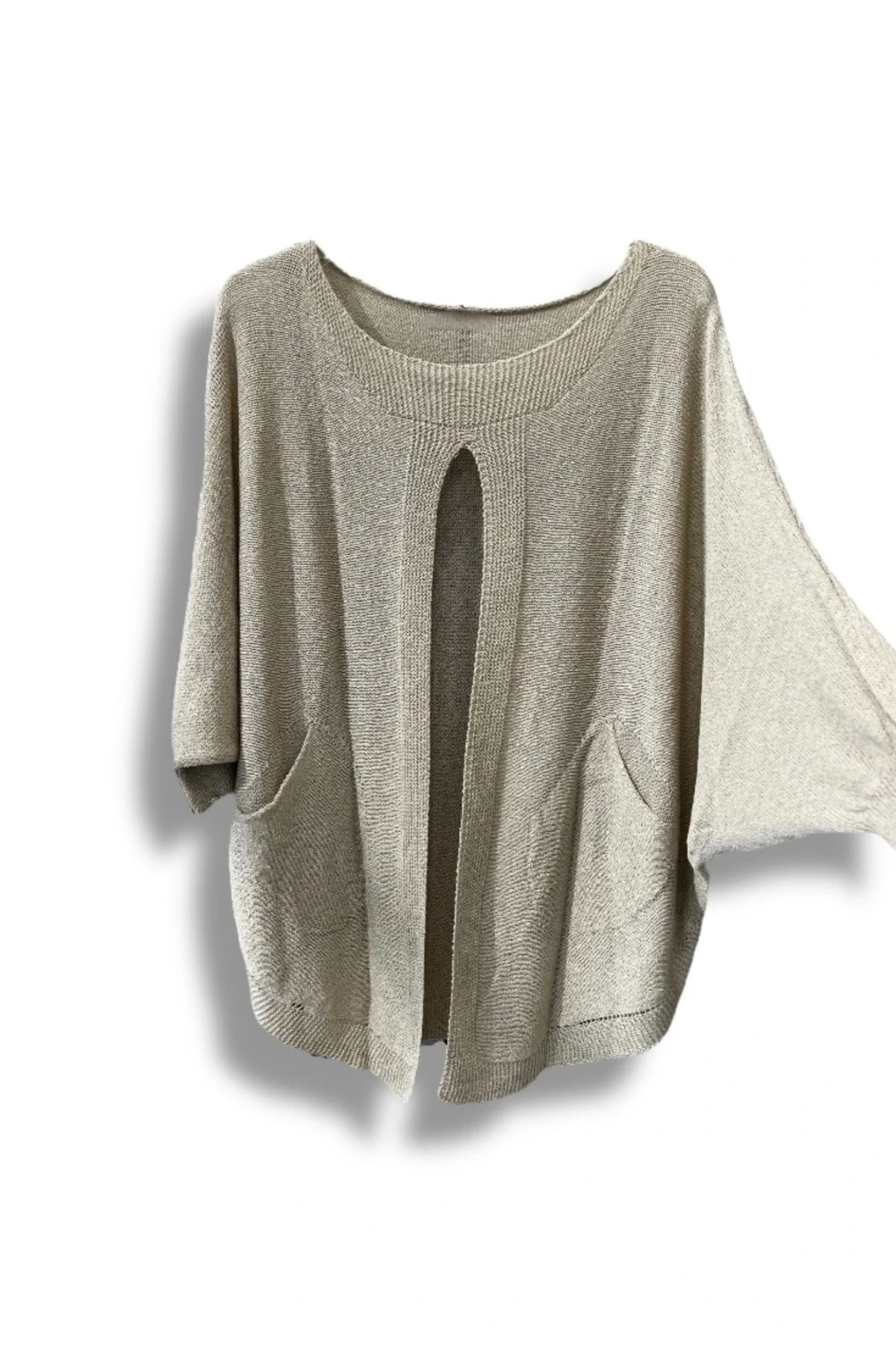 Merserize iki cepli hırka