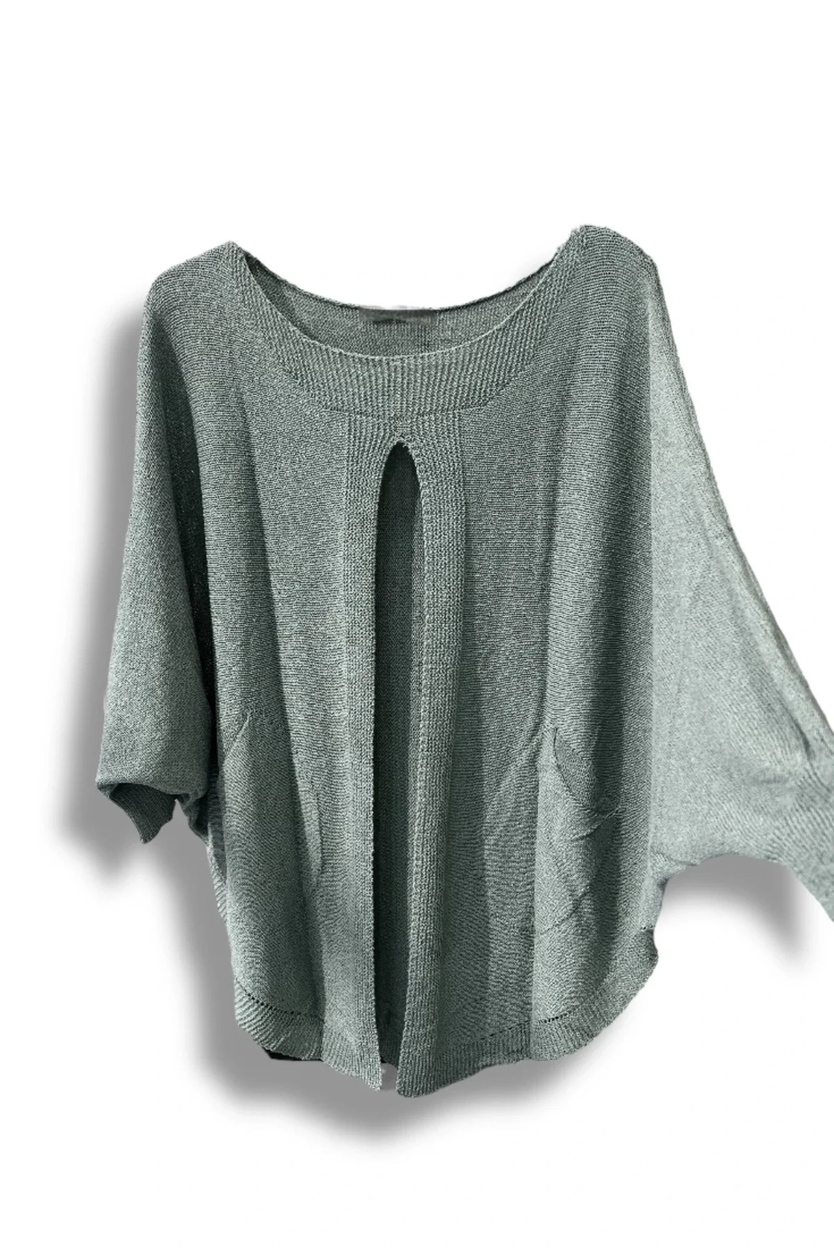 Merserize iki cepli hırka