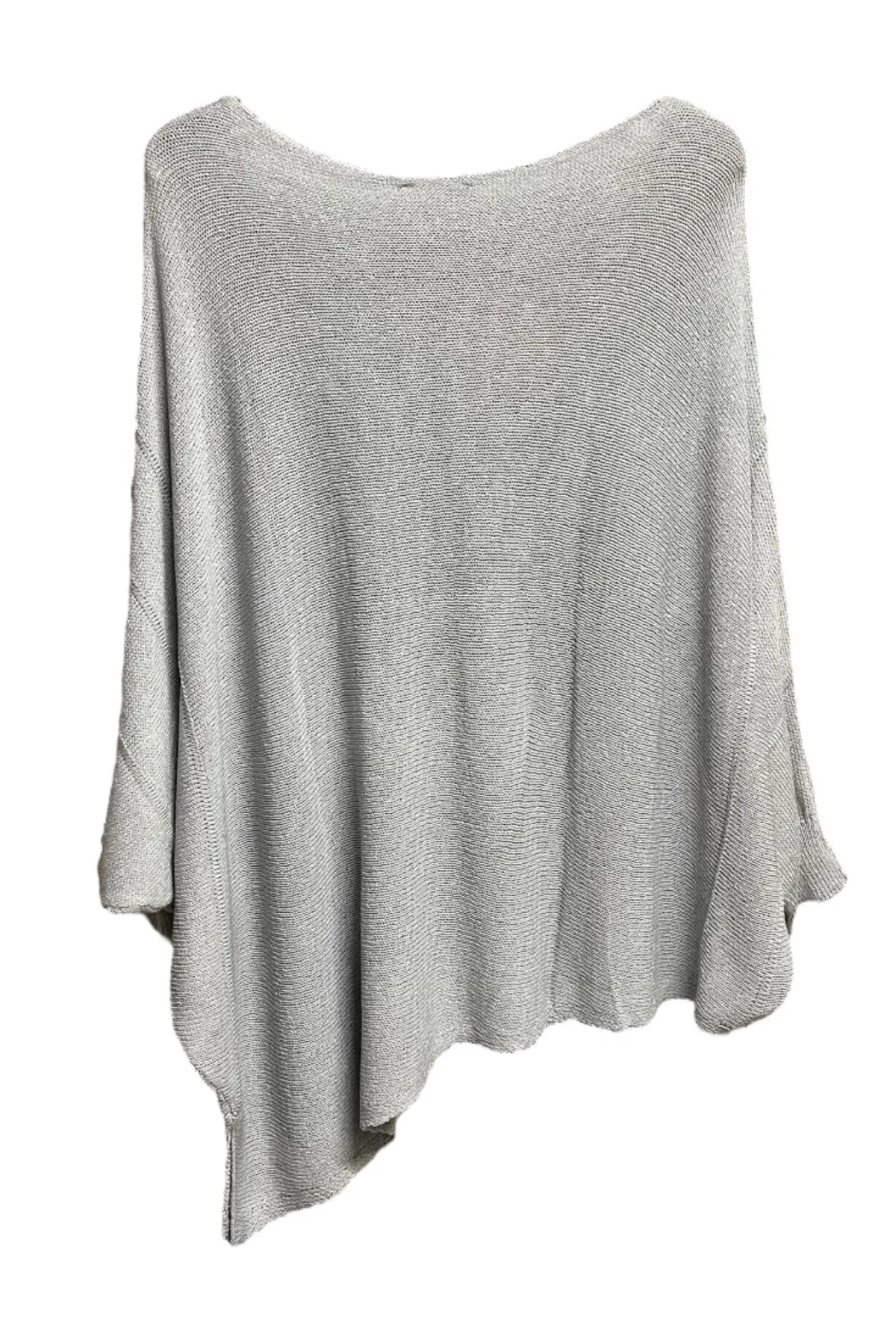 Merserize oversize asimetrik tek cepli triko