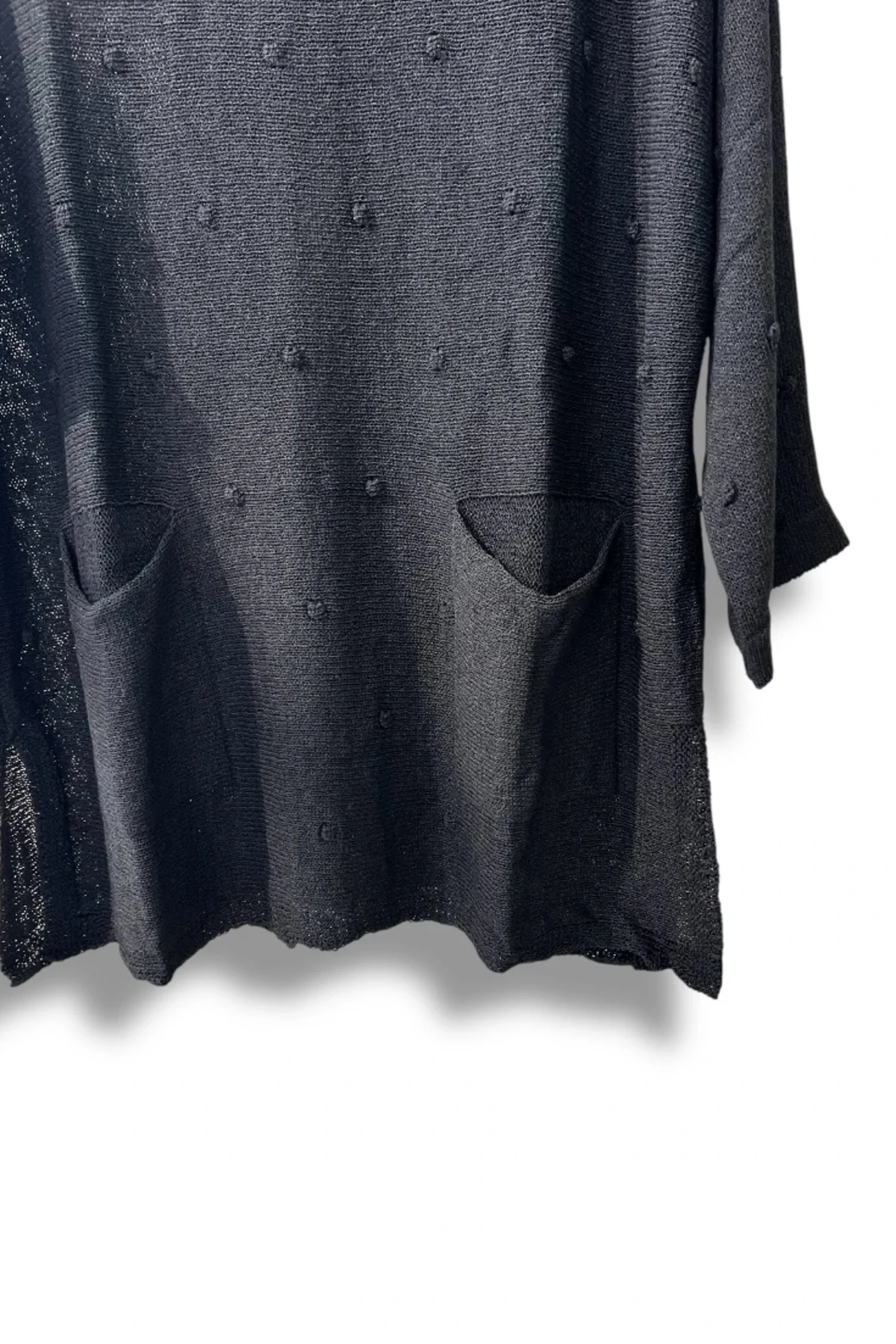 Merserize Triko Kadın Oversize Tunik - 38-52 Beden Uyumlu Standart Beden