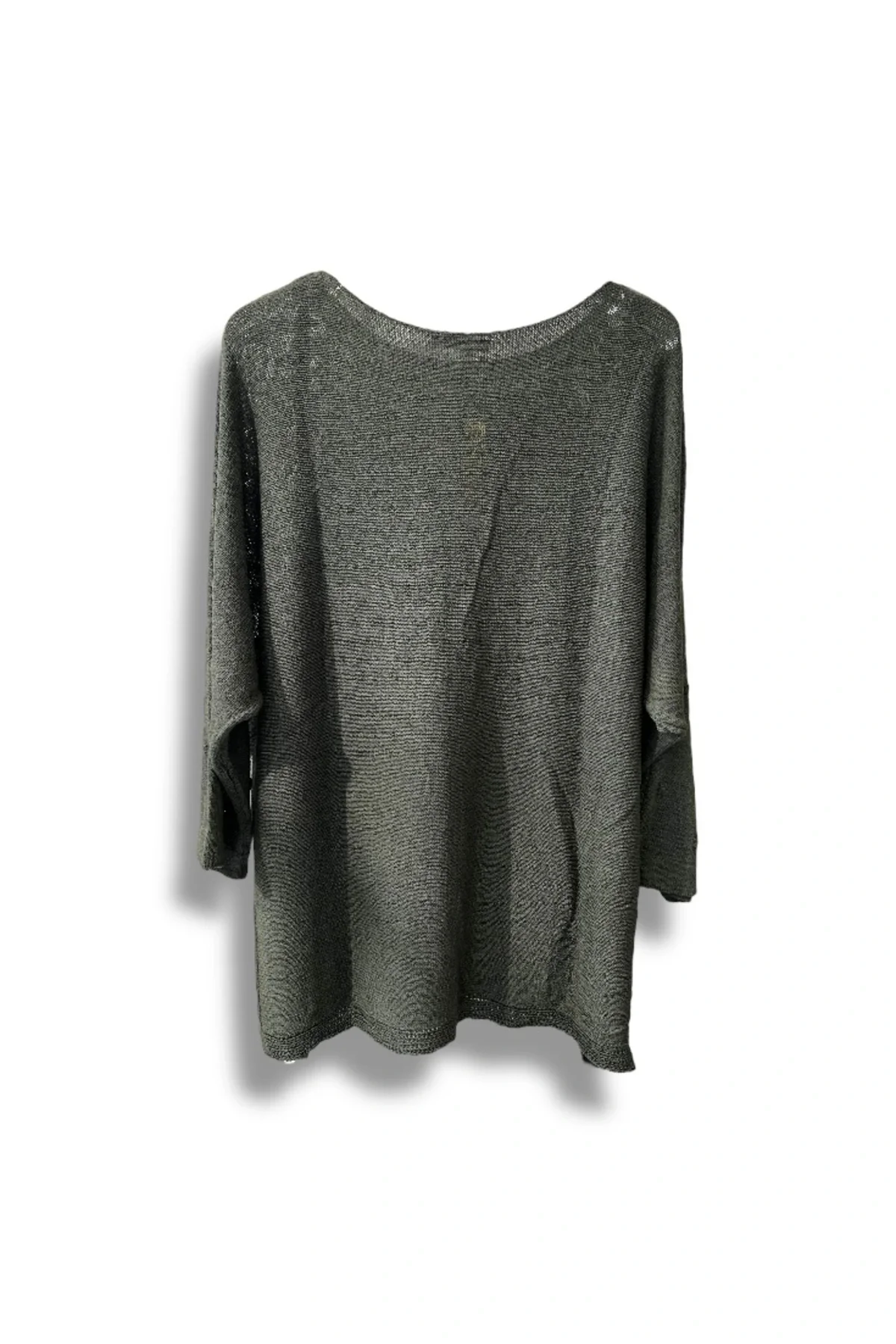 Merserize Triko Kadın Oversize Tunik - 38-52 Beden Uyumlu Standart Beden