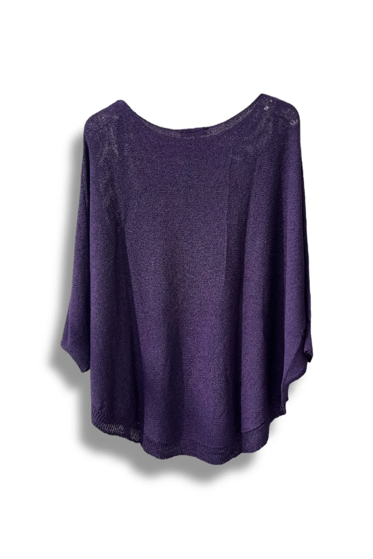 Oversize Cepli Merserize Bluz | 38-52 Beden Uyumlu Rahat Kalıp Triko