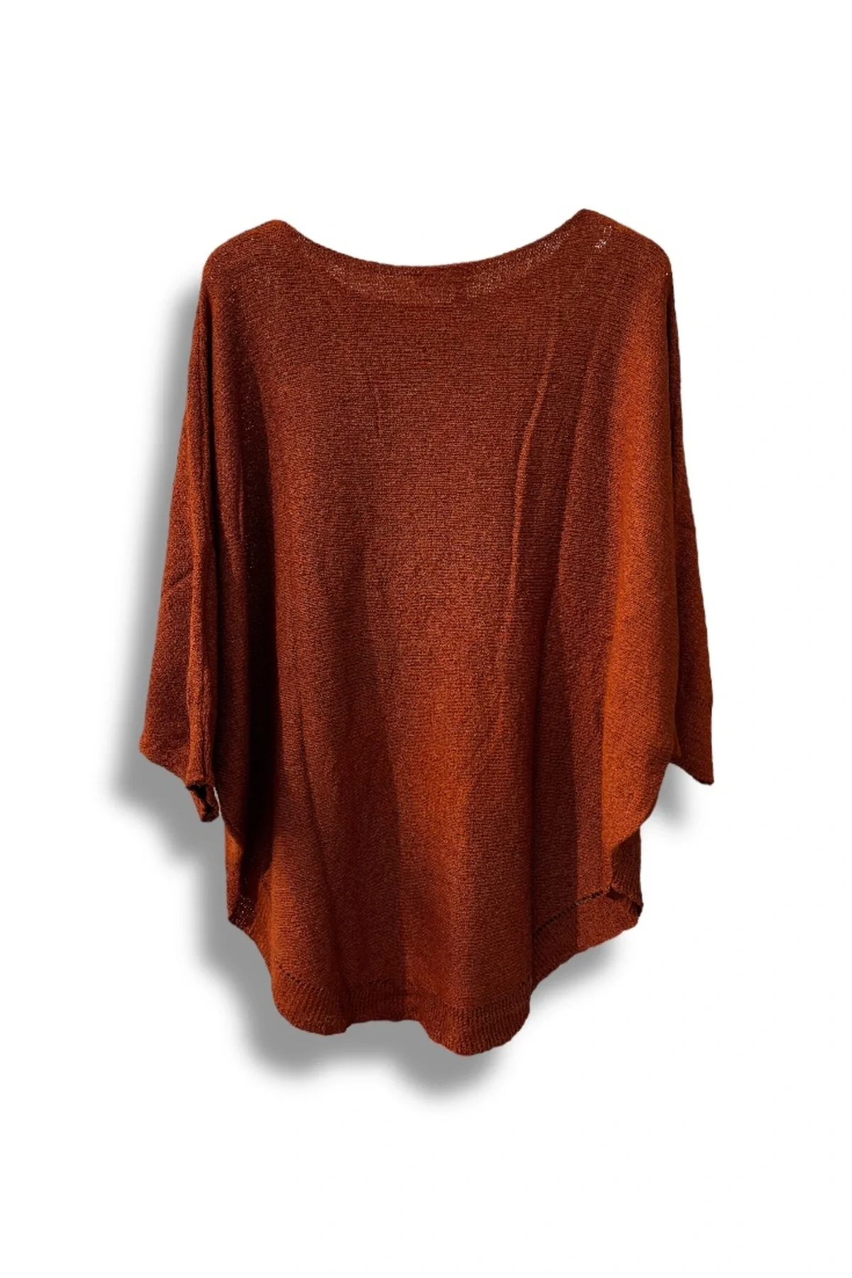 Oversize Cepli Merserize Bluz | 38-52 Beden Uyumlu Rahat Kalıp Triko