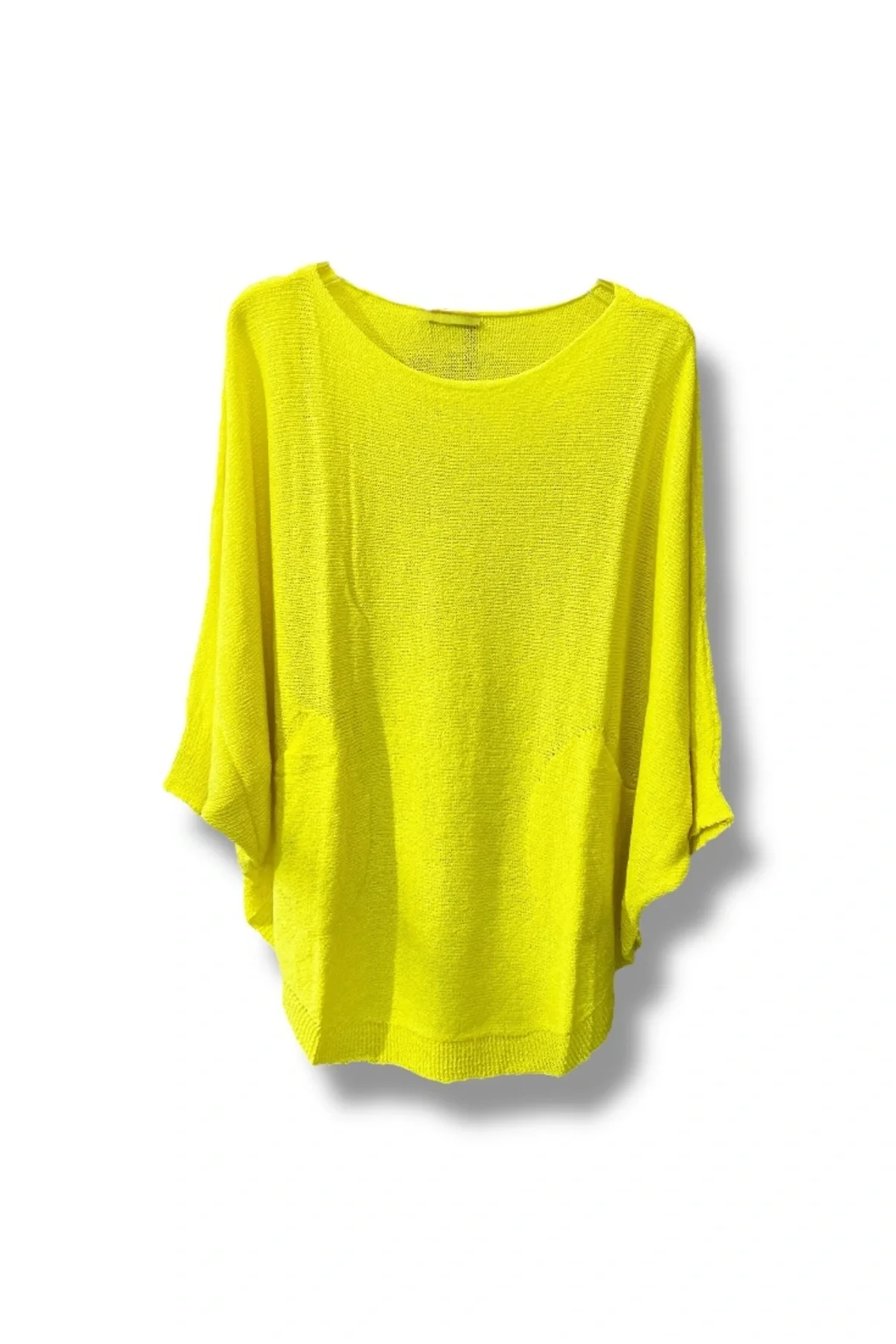 Oversize Cepli Merserize Bluz | 38-52 Beden Uyumlu Rahat Kalıp Triko