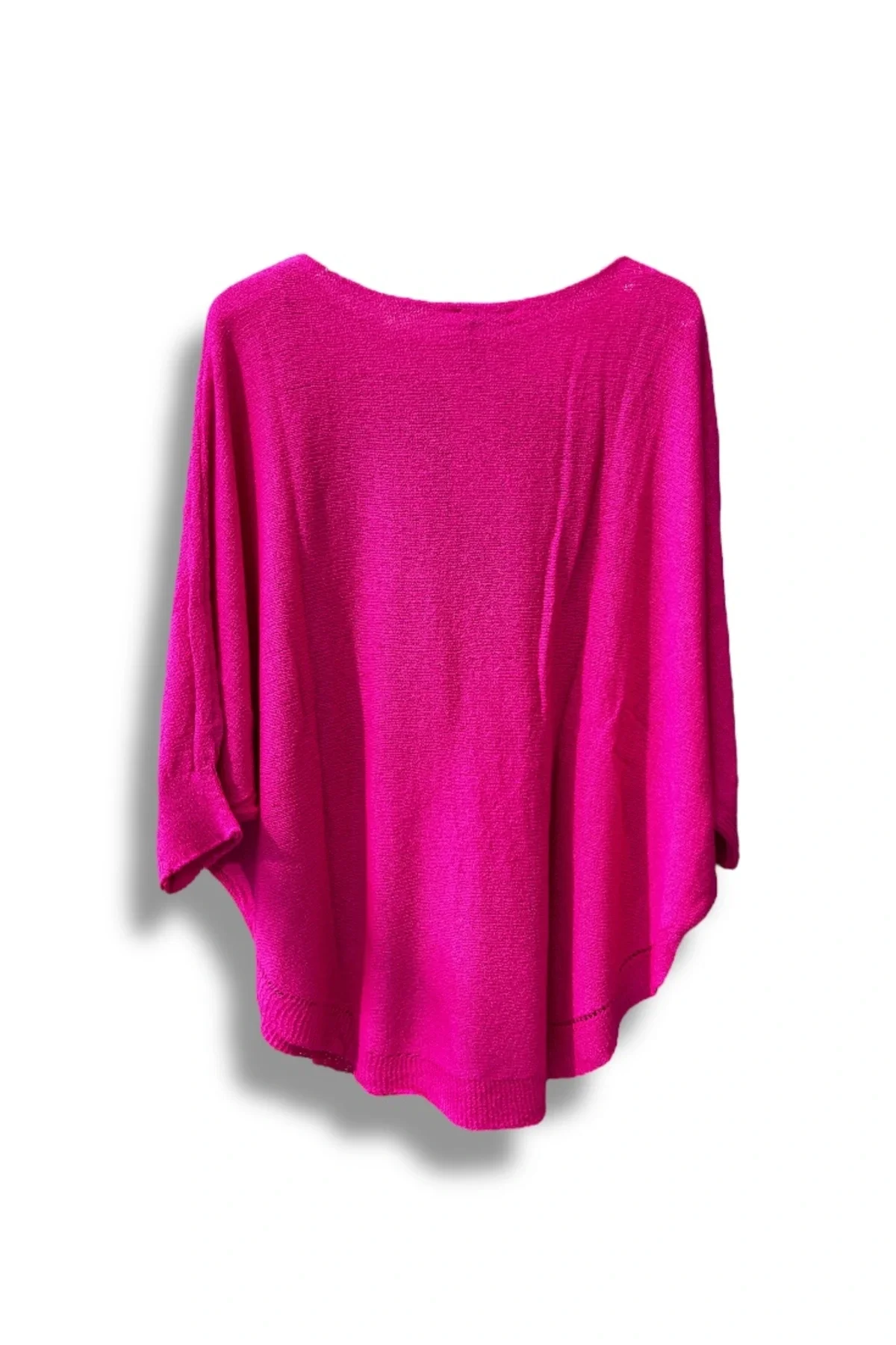 Merserize Triko Oversize Bluz - 38-52 Beden Uyumlu - Salaş Kazak