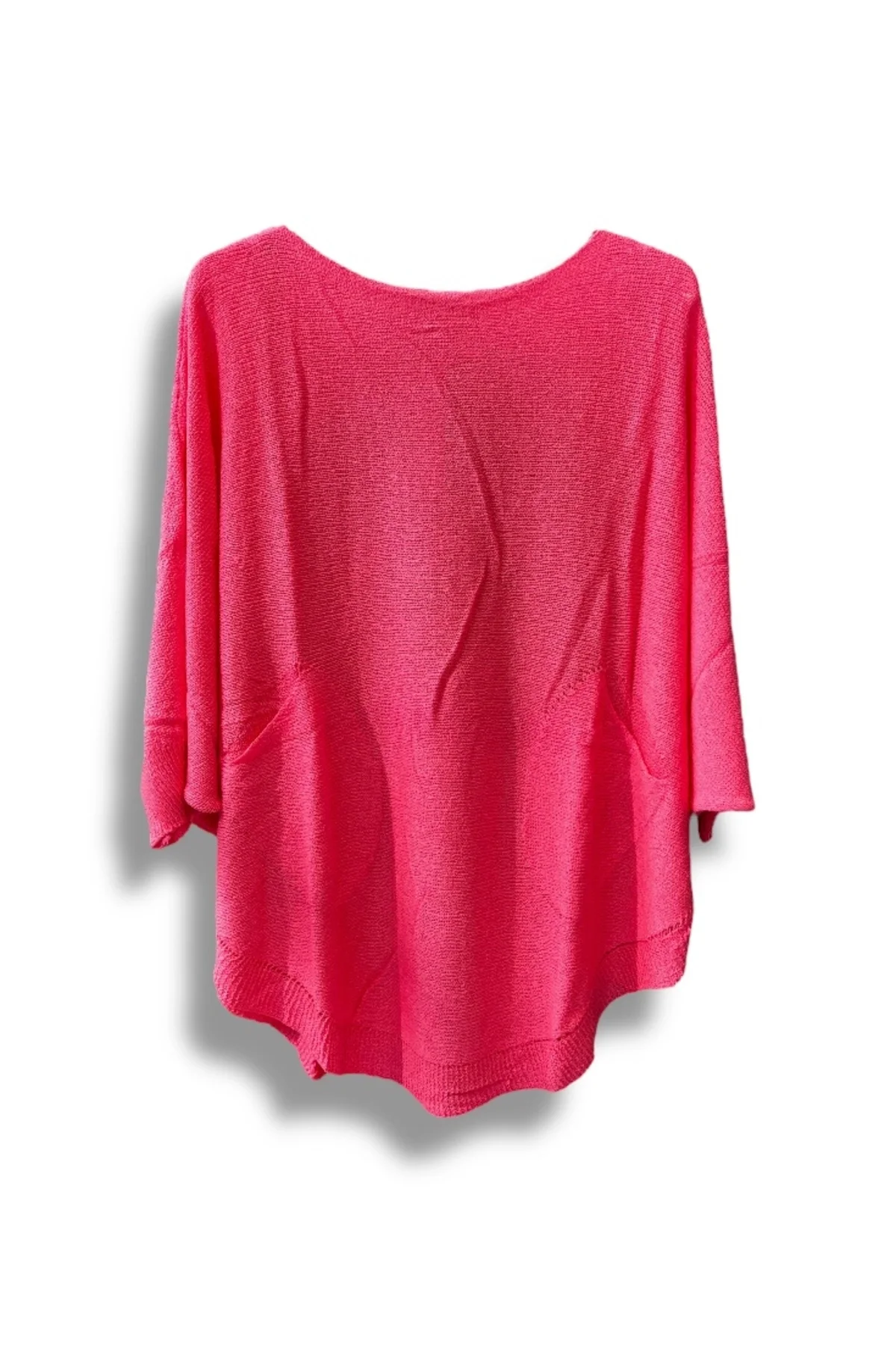 Merserize Triko Oversize Bluz - 38-52 Beden Uyumlu - Salaş Kazak