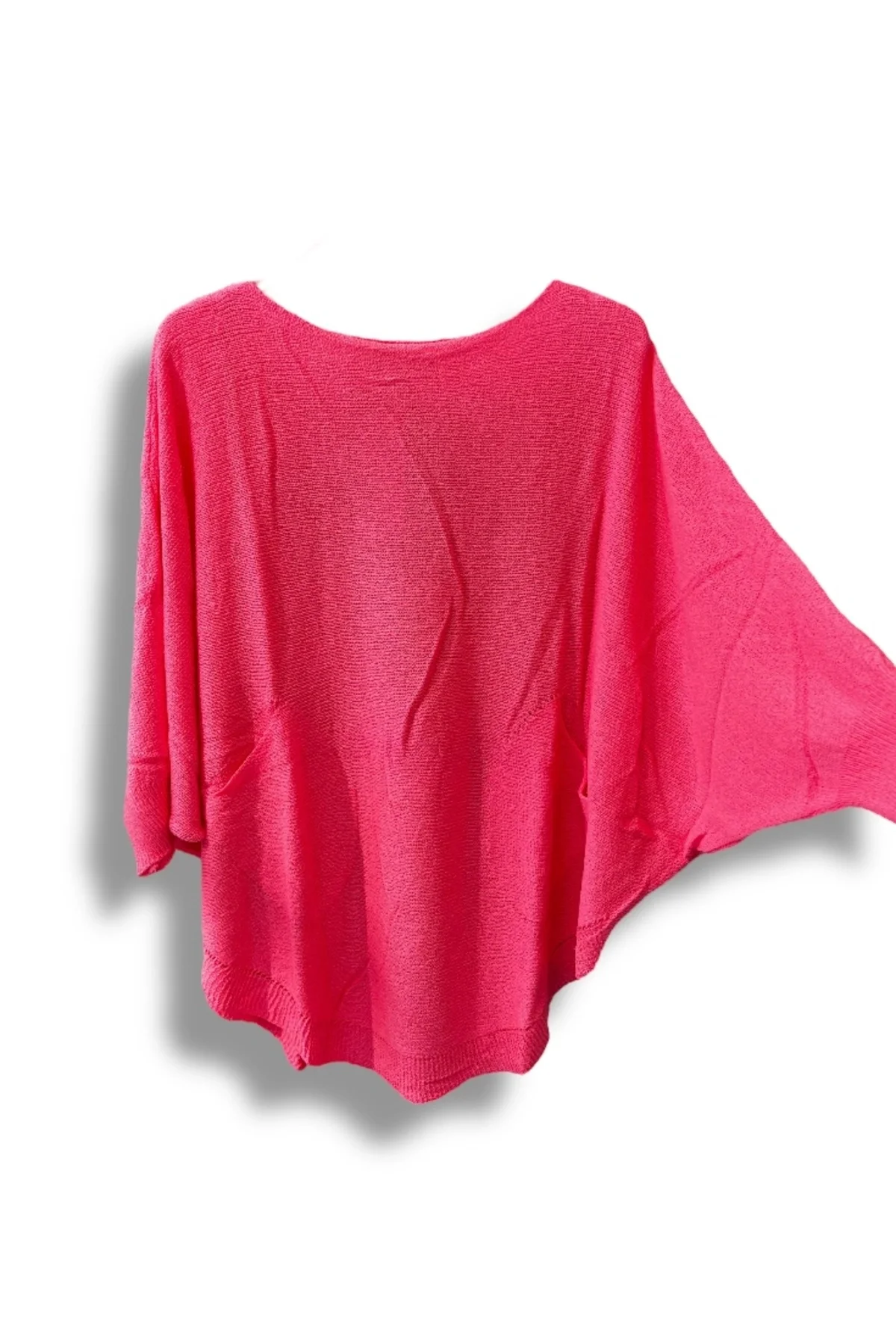 Merserize Triko Oversize Bluz - 38-52 Beden Uyumlu - Salaş Kazak