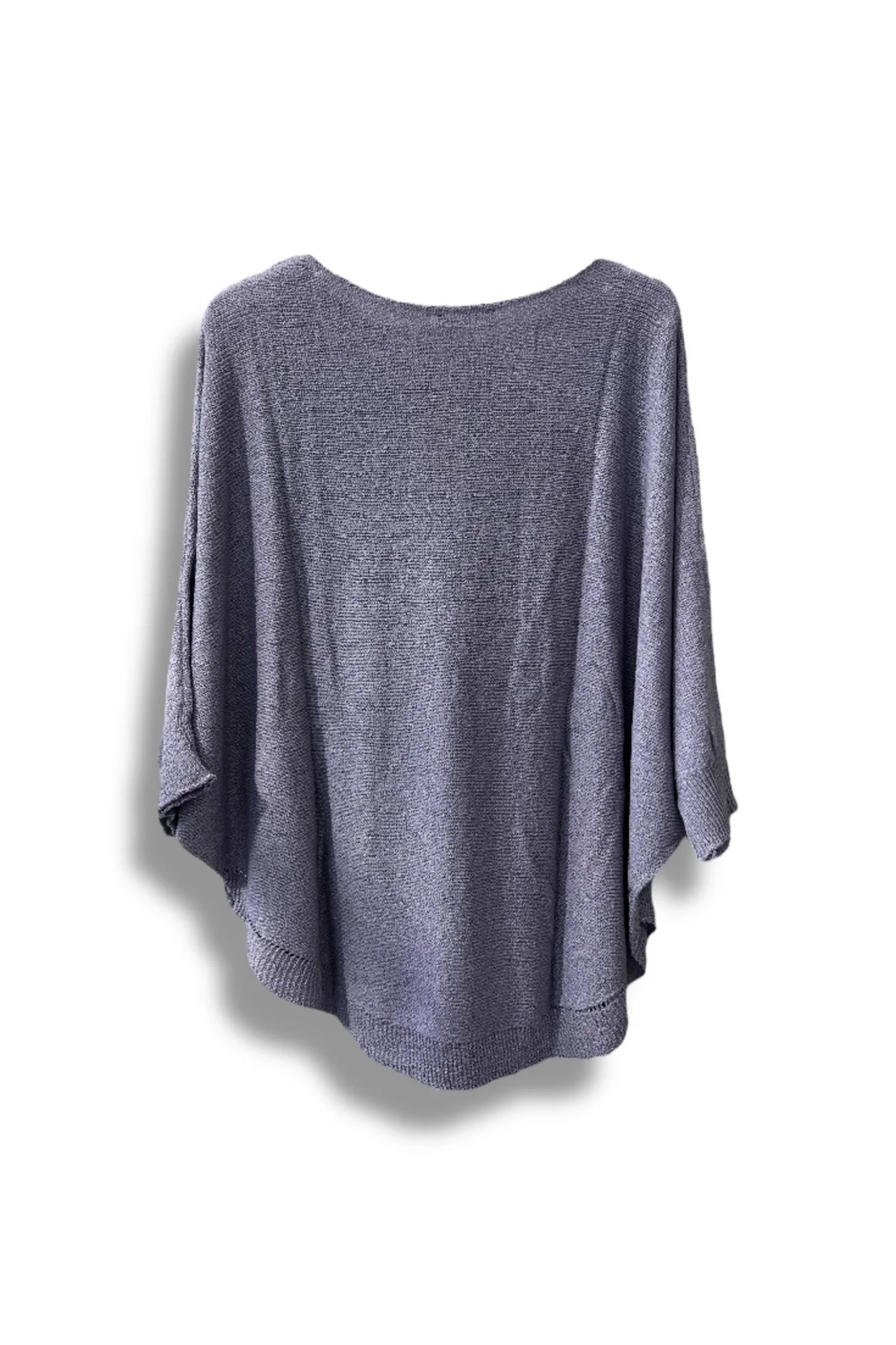 Merserize Triko Oversize Bluz - 38-52 Beden Uyumlu - Salaş Kazak