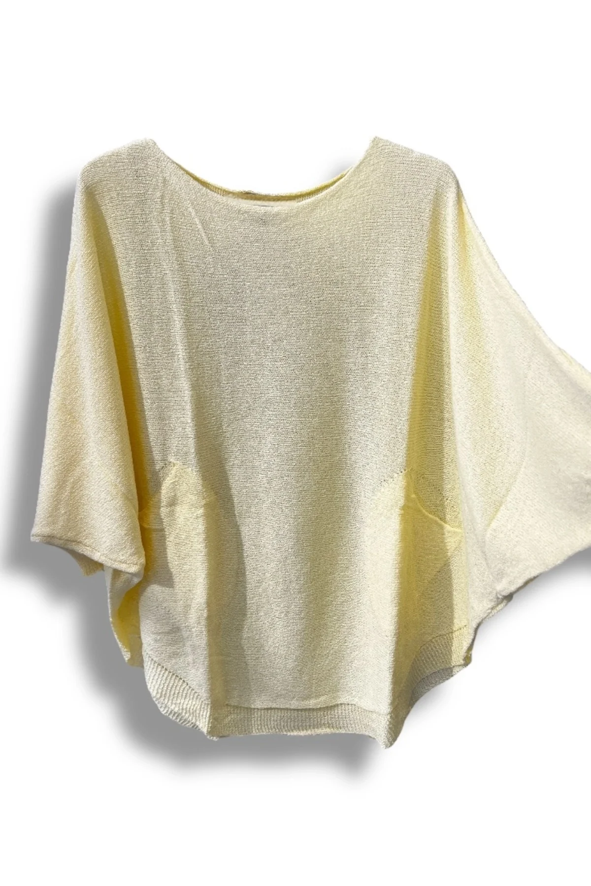 Merserize Triko Oversize Bluz - 38-52 Beden Uyumlu - Salaş Kazak