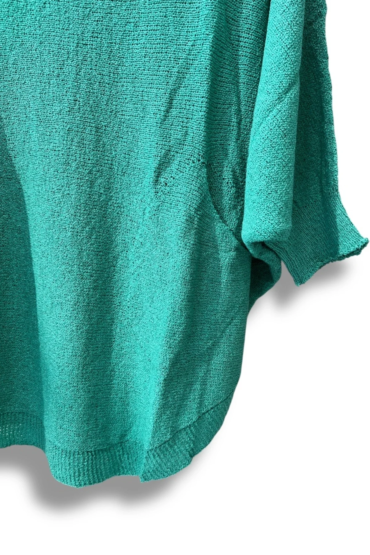 Merserize Triko Oversize Bluz - 38-52 Beden Uyumlu - Salaş Kazak