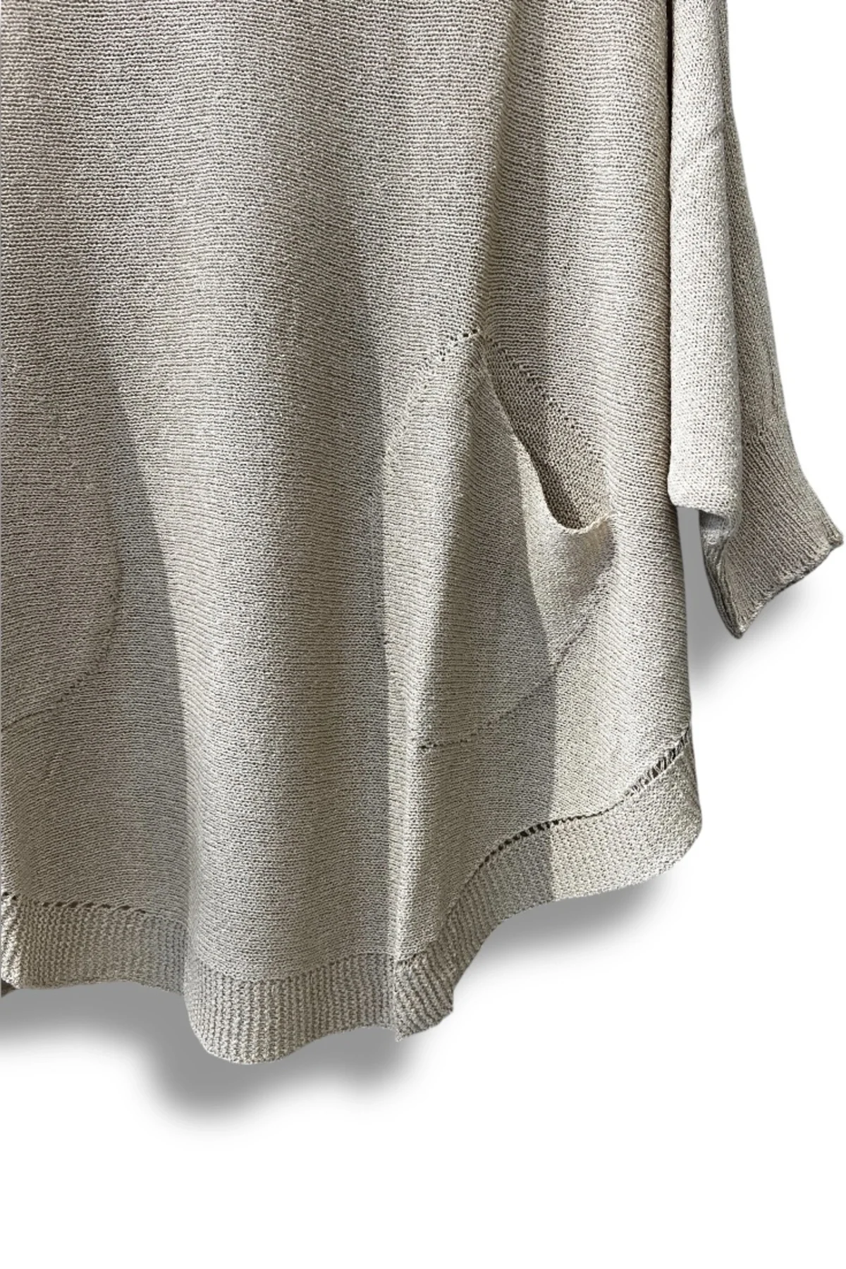 Merserize Triko Oversize Bluz - 38-52 Beden Uyumlu - Salaş Kazak