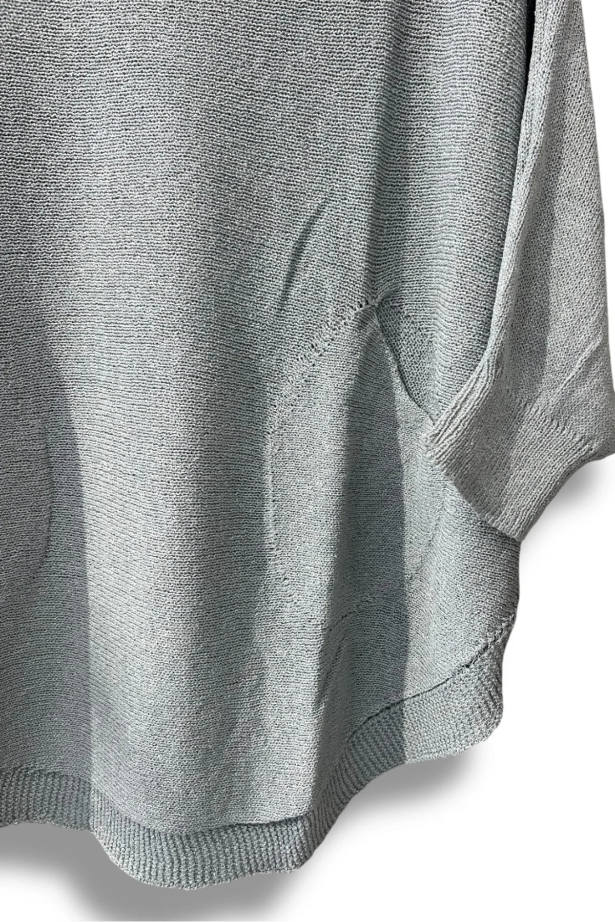 Merserize Triko Oversize Bluz - 38-52 Beden Uyumlu - Salaş Kazak