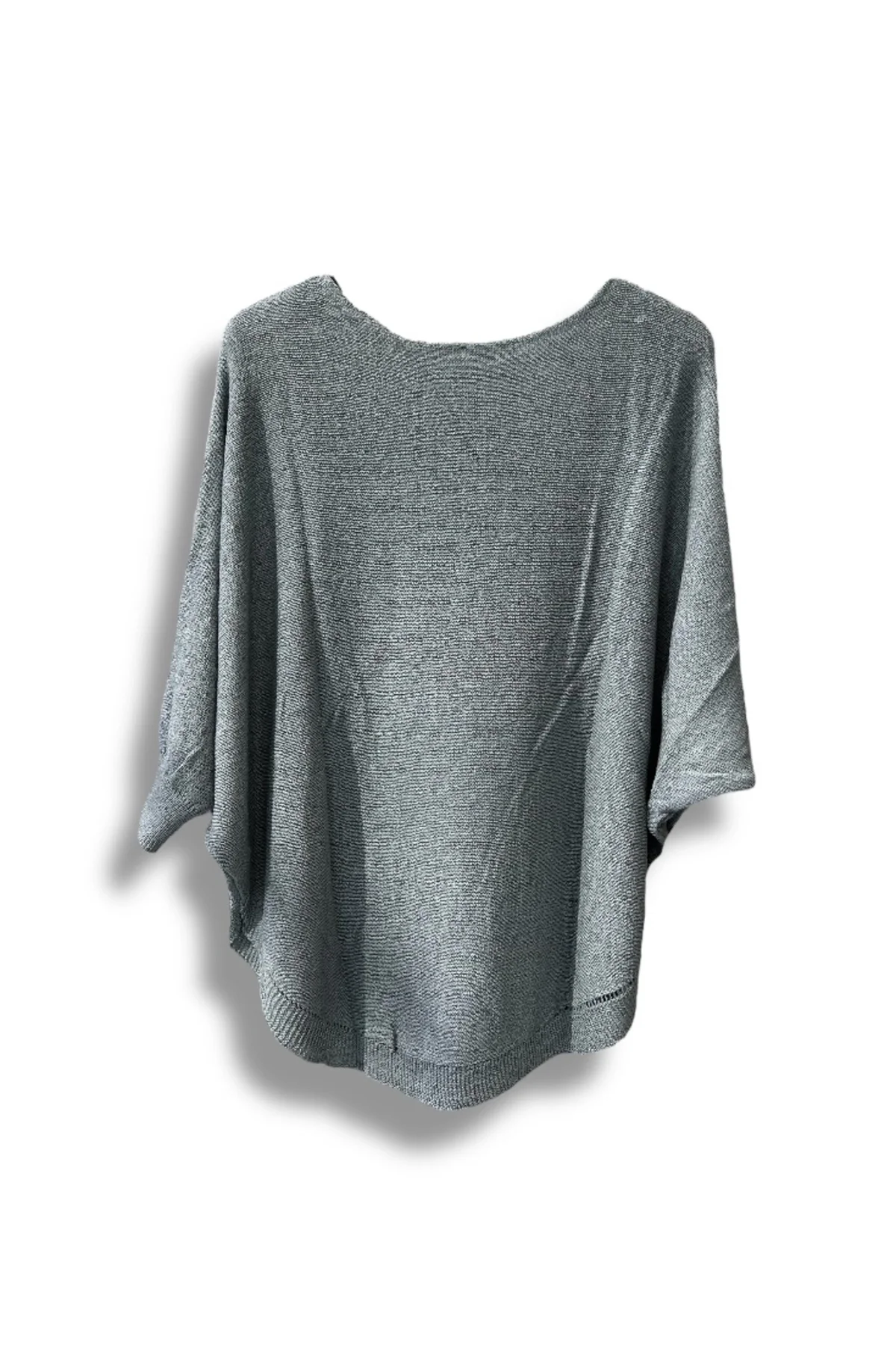 Merserize Triko Oversize Bluz - 38-52 Beden Uyumlu - Salaş Kazak