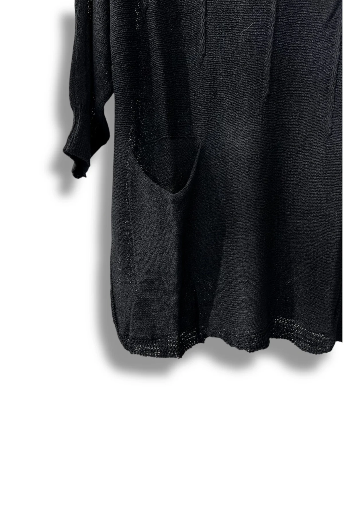 Oversize Merserize Triko Bluz | 38-52 Beden Uyumlu