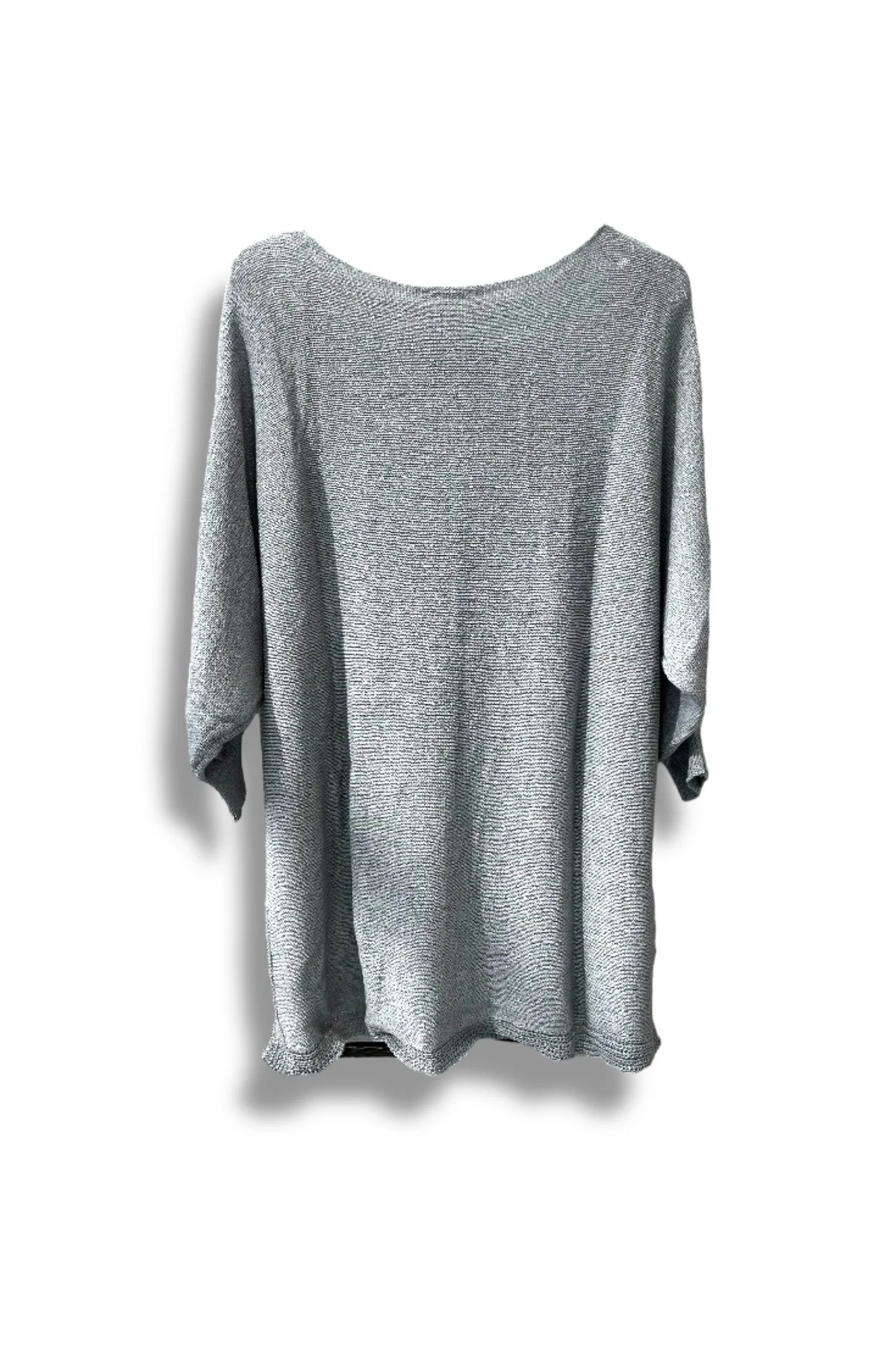 Kadın Oversize Merserize Triko Bluz | Salaş Tunik | 38-52 Beden Uyumlu