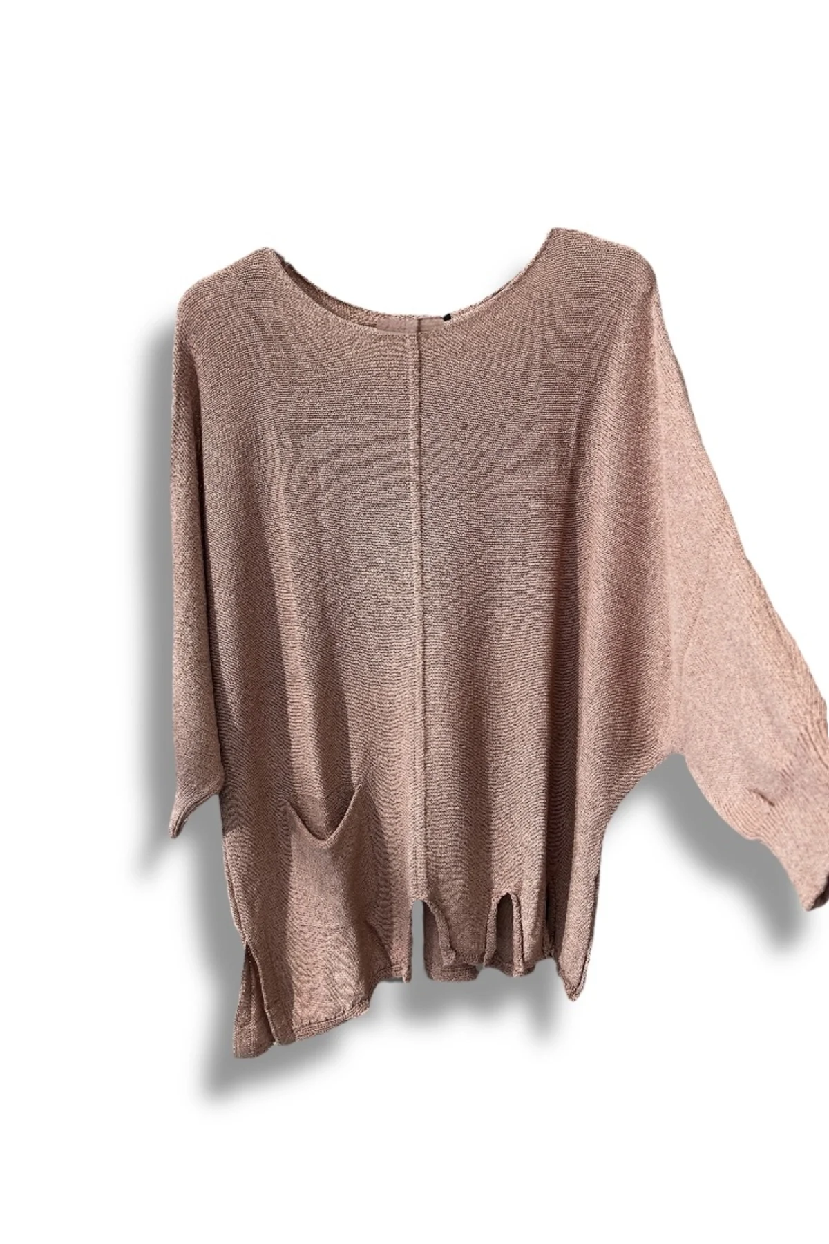 Kadın Oversize Merserize Triko Bluz | Salaş Tunik | 38-52 Beden Uyumlu