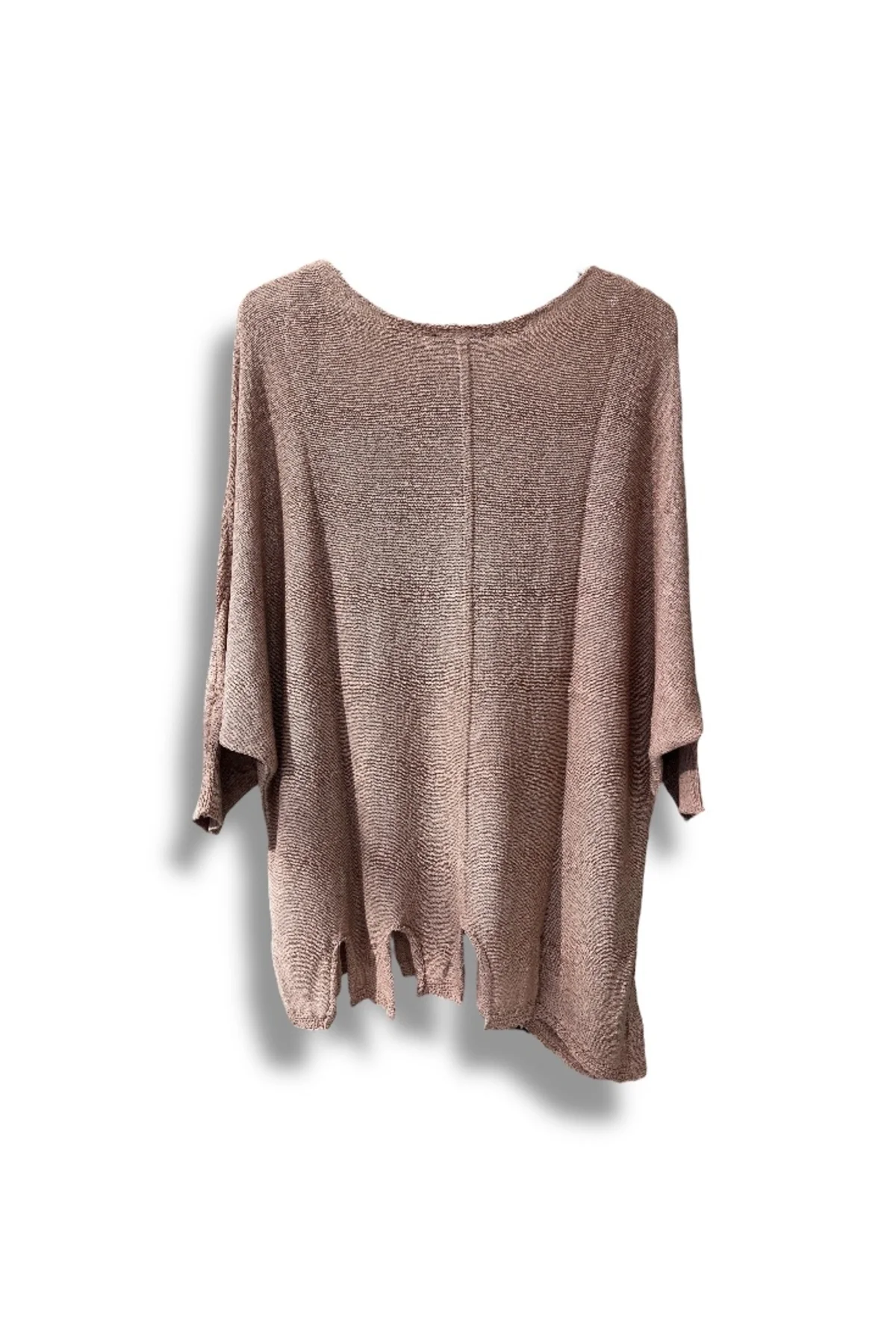 Kadın Oversize Merserize Triko Bluz | Salaş Tunik | 38-52 Beden Uyumlu