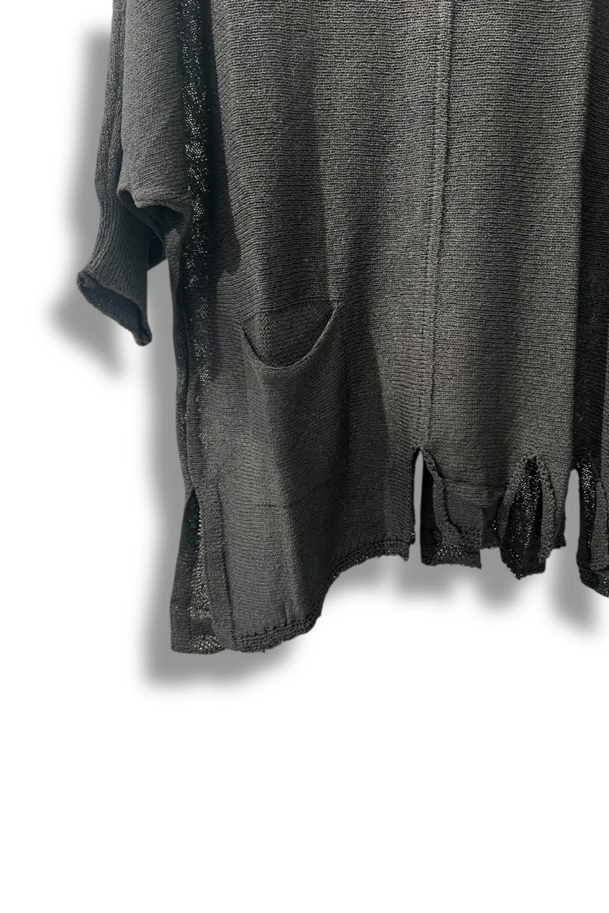 Kadın Oversize Merserize Triko Bluz | Salaş Tunik | 38-52 Beden Uyumlu