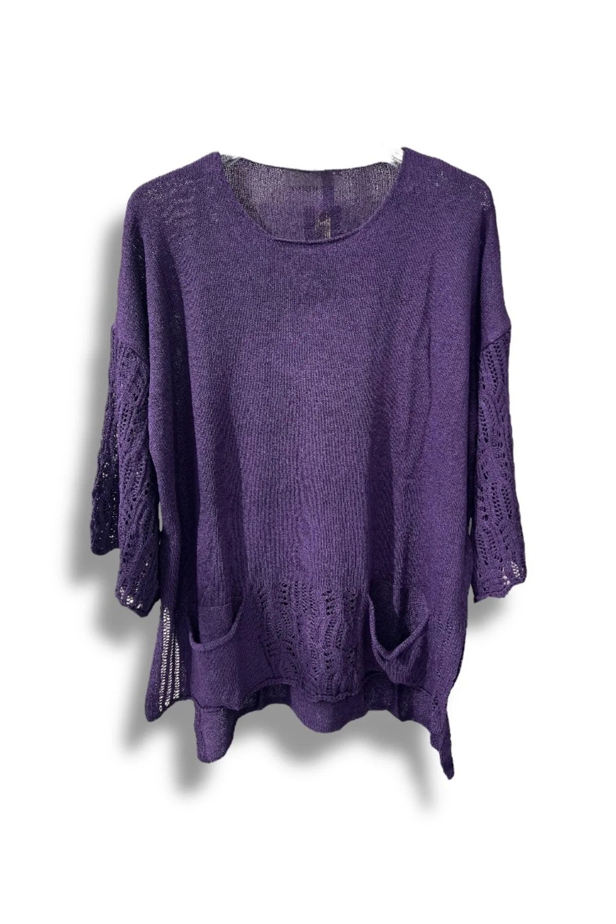 Merserize Oversize Triko Bluz – Standart Beden (38-48 Uyumlu) – Şık ve Rahat Tasarım