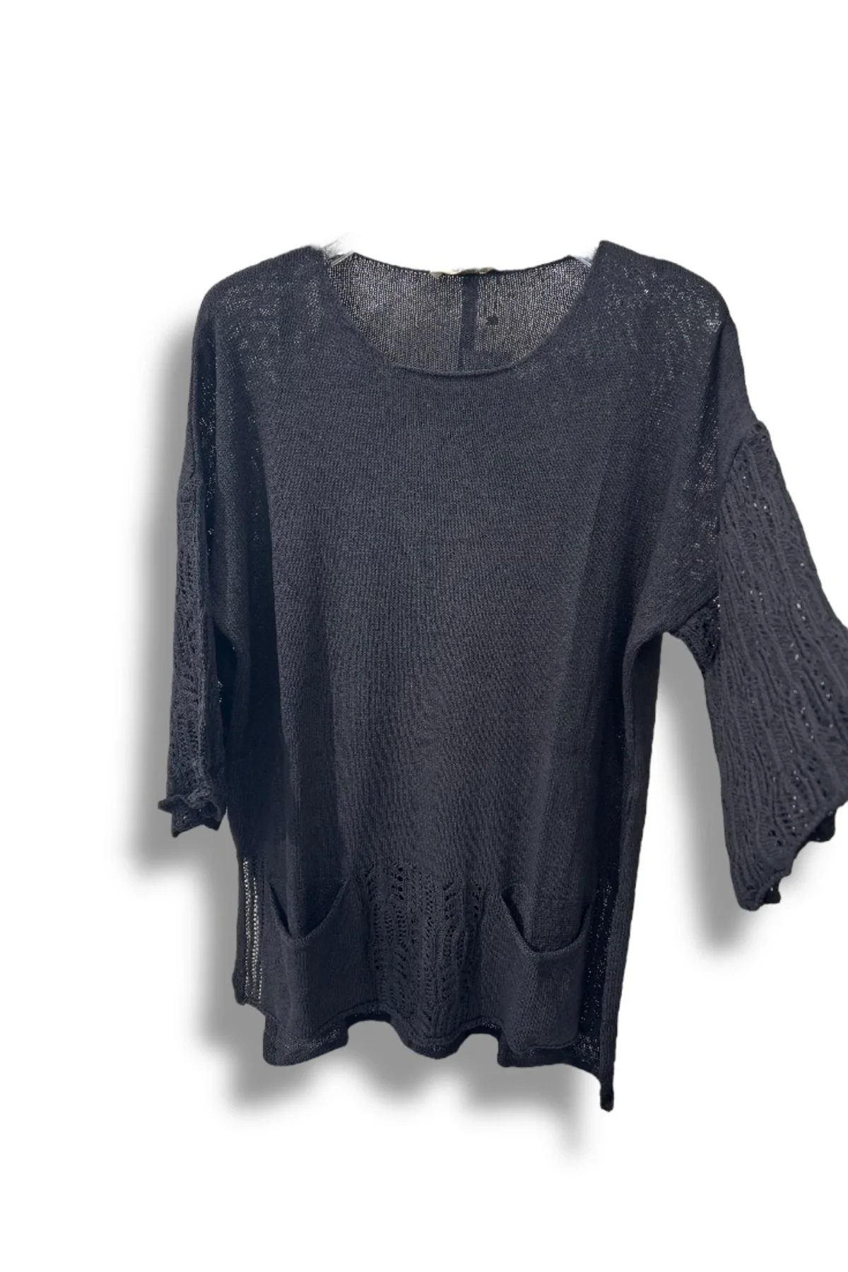 Merserize Oversize Triko Bluz – Standart Beden (38-48 Uyumlu) – Şık ve Rahat Tasarım