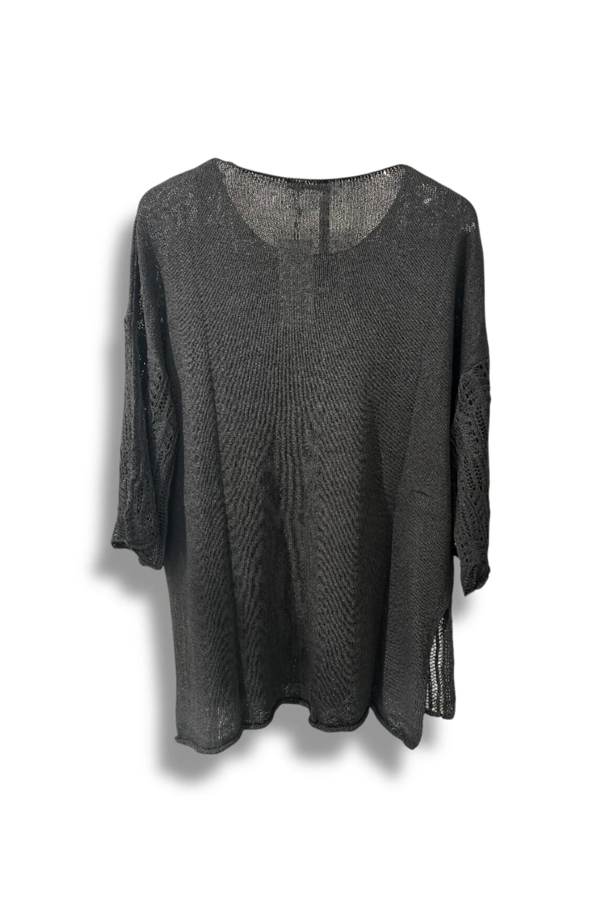 Merserize Oversize Triko Bluz – Standart Beden (38-48 Uyumlu) – Şık ve Rahat Tasarım