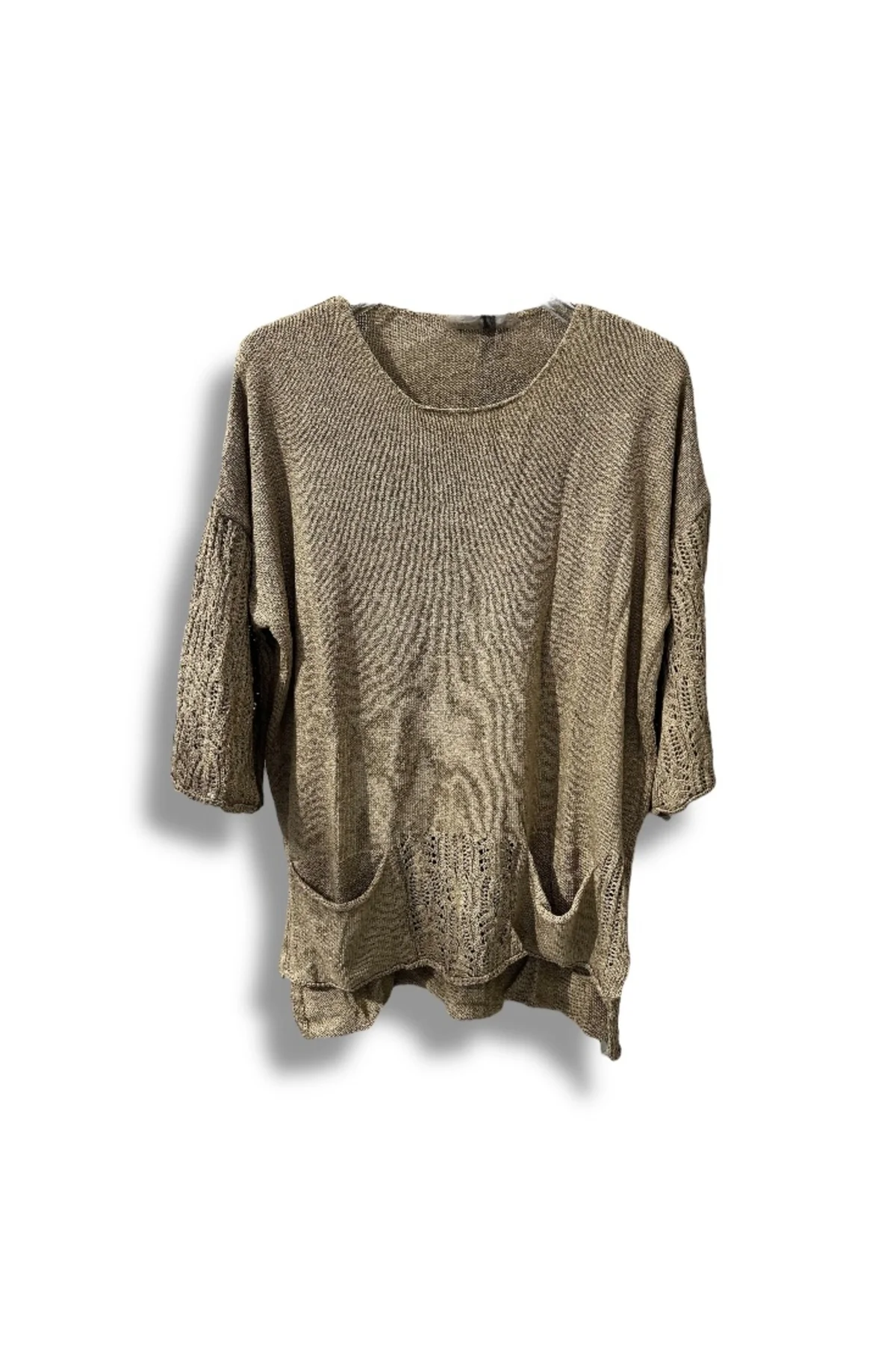 Merserize Oversize Triko Bluz – Standart Beden (38-48 Uyumlu) – Şık ve Rahat Tasarım