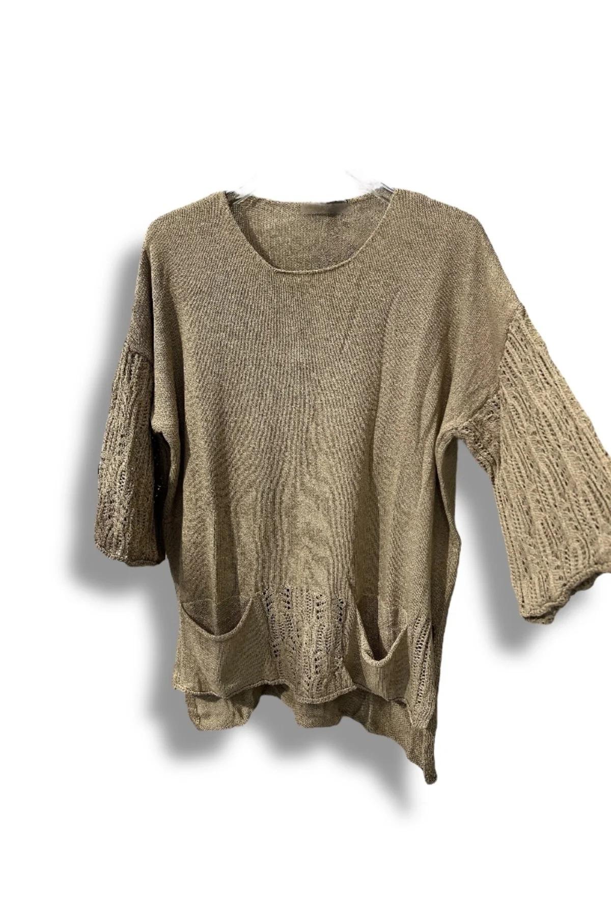 Merserize Oversize Triko Bluz – Standart Beden (38-48 Uyumlu) – Şık ve Rahat Tasarım