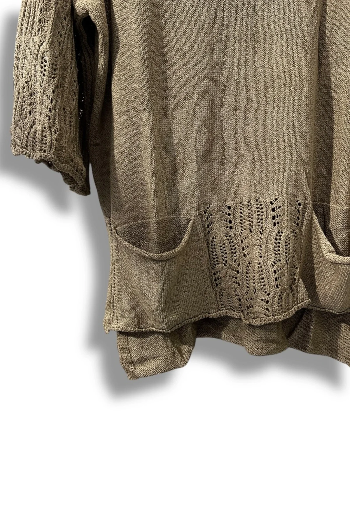 Merserize Oversize Triko Bluz – Standart Beden (38-48 Uyumlu) – Şık ve Rahat Tasarım