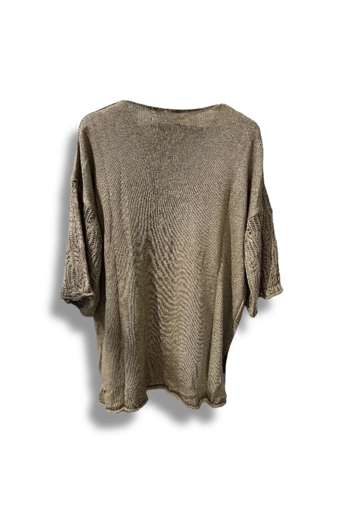 Merserize Oversize Triko Bluz – Standart Beden (38-48 Uyumlu) – Şık ve Rahat Tasarım