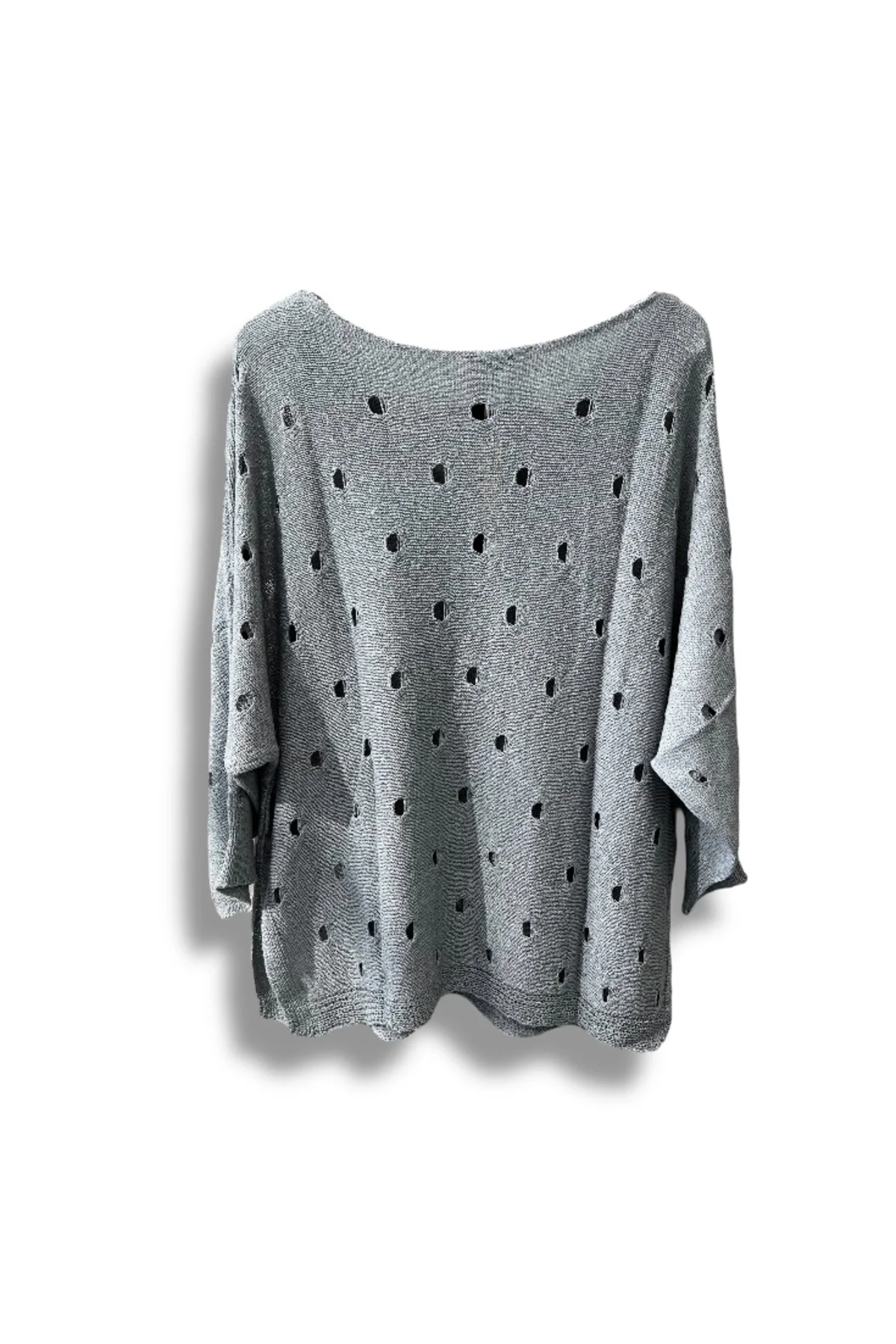 Kadın Merserize Oversize Triko Bluz – Standart Beden (38-48 Uyumlu) – Şık ve Rahat Yazlık Kazak