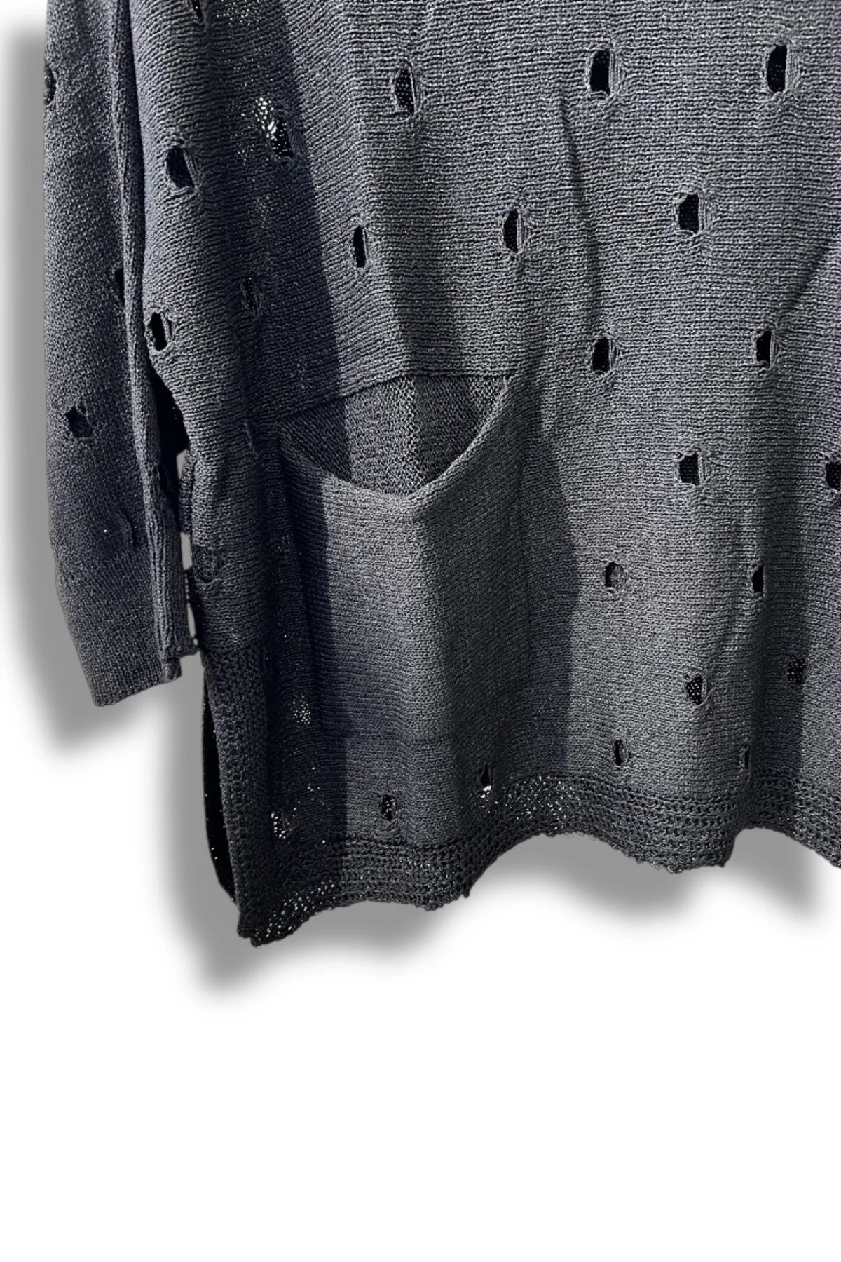 Kadın Merserize Oversize Triko Bluz – Standart Beden (38-48 Uyumlu) – Şık ve Rahat Yazlık Kazak