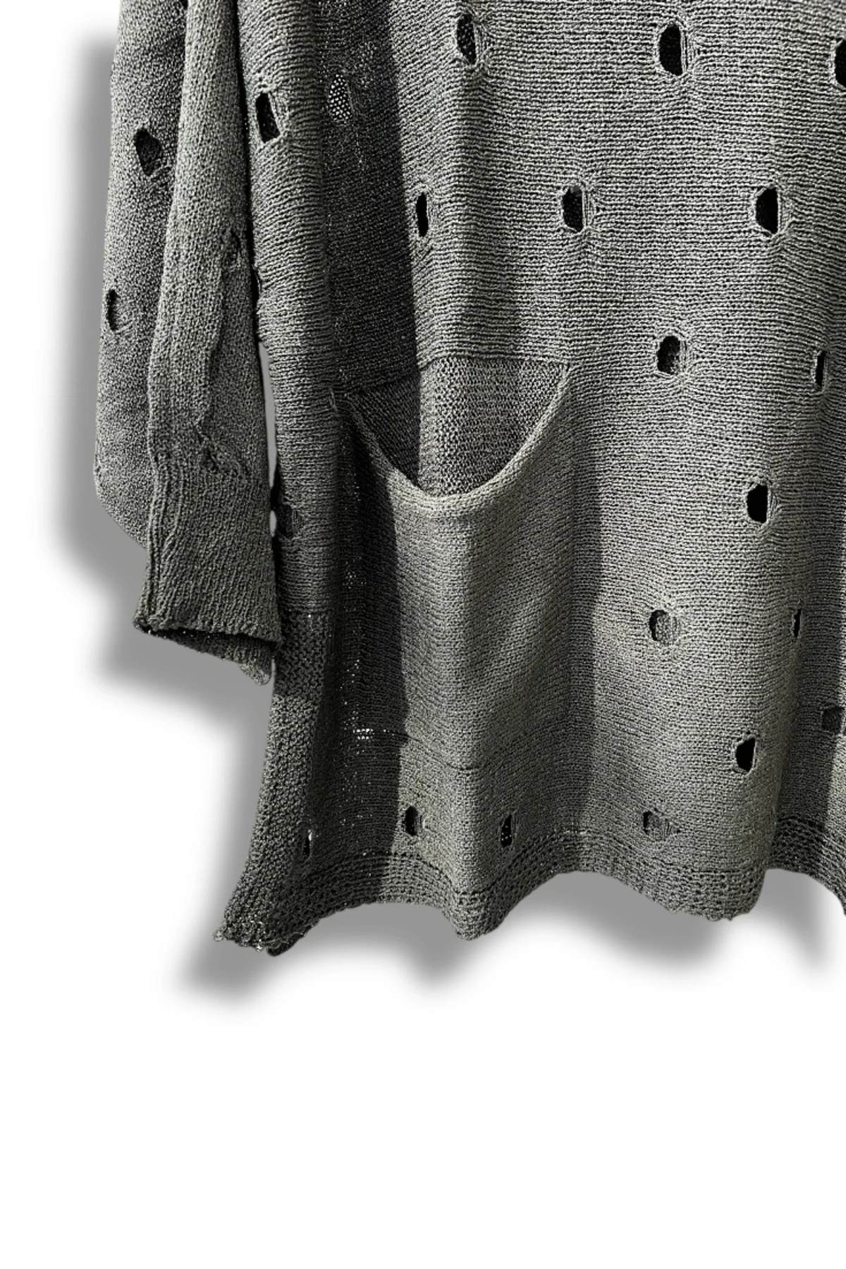 Kadın Merserize Oversize Triko Bluz – Standart Beden (38-48 Uyumlu) – Şık ve Rahat Yazlık Kazak