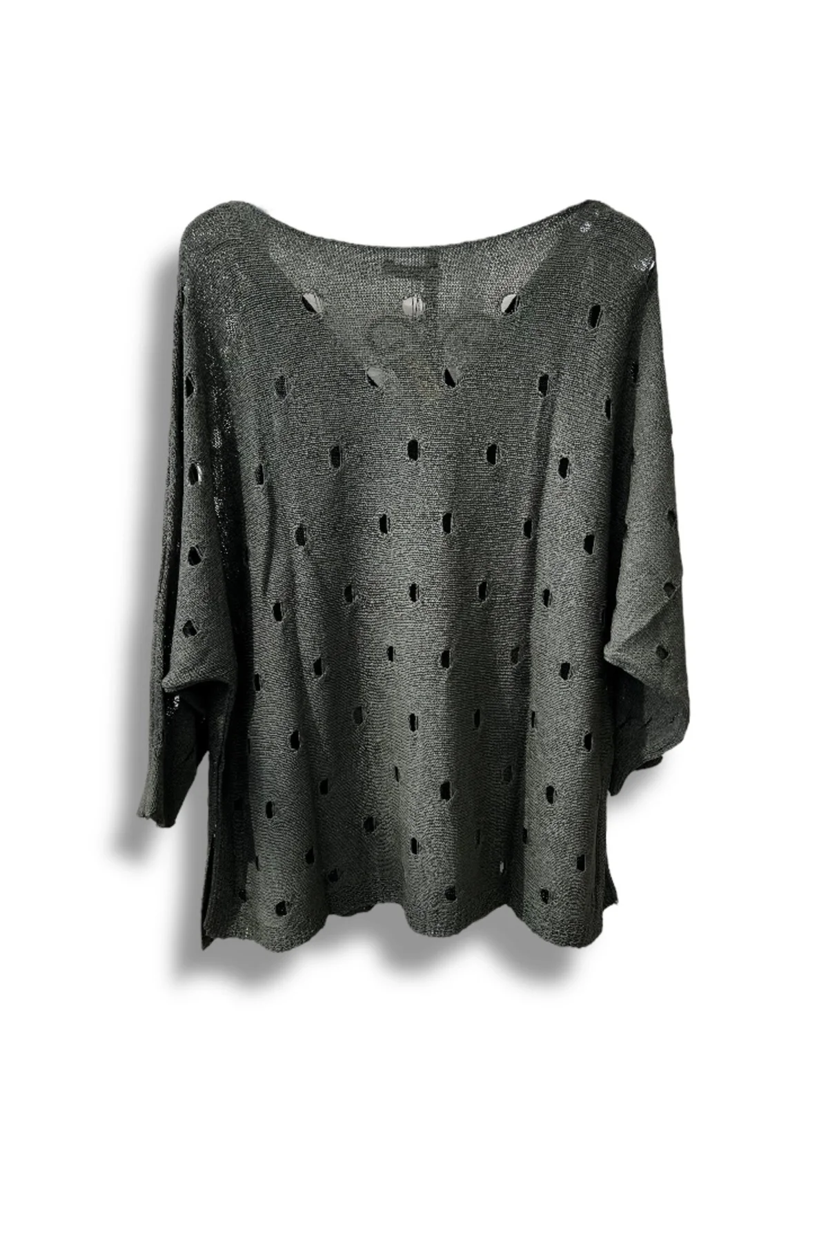 Kadın Merserize Oversize Triko Bluz – Standart Beden (38-48 Uyumlu) – Şık ve Rahat Yazlık Kazak