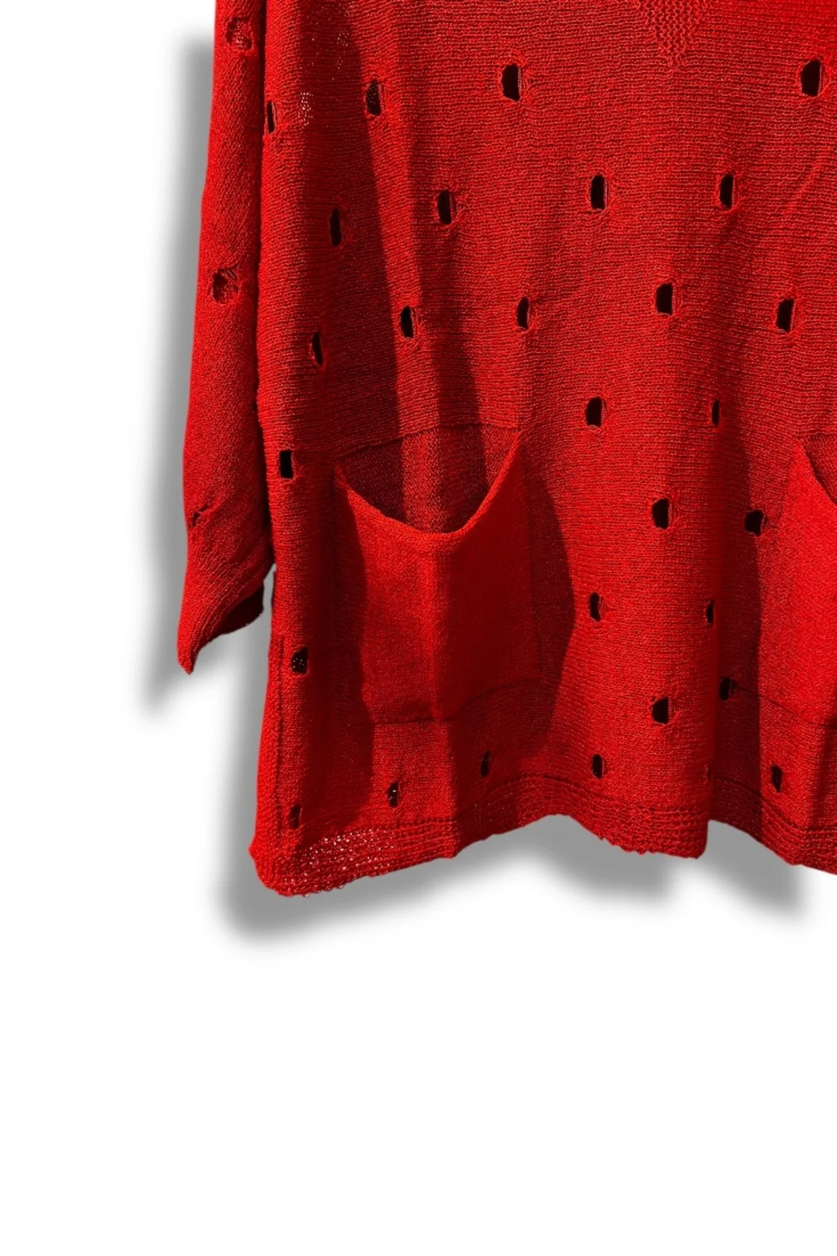 Kadın Merserize Oversize Triko Bluz – Standart Beden (38-48 Uyumlu) – Şık ve Rahat Yazlık Kazak