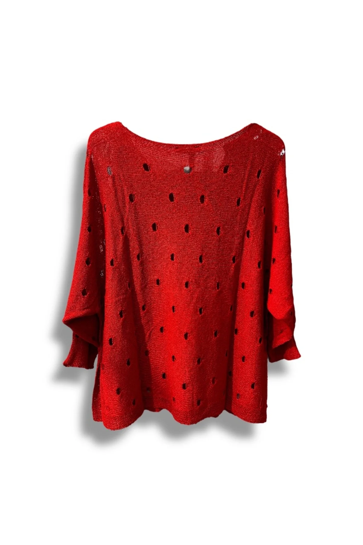 Kadın Merserize Oversize Triko Bluz – Standart Beden (38-48 Uyumlu) – Şık ve Rahat Yazlık Kazak