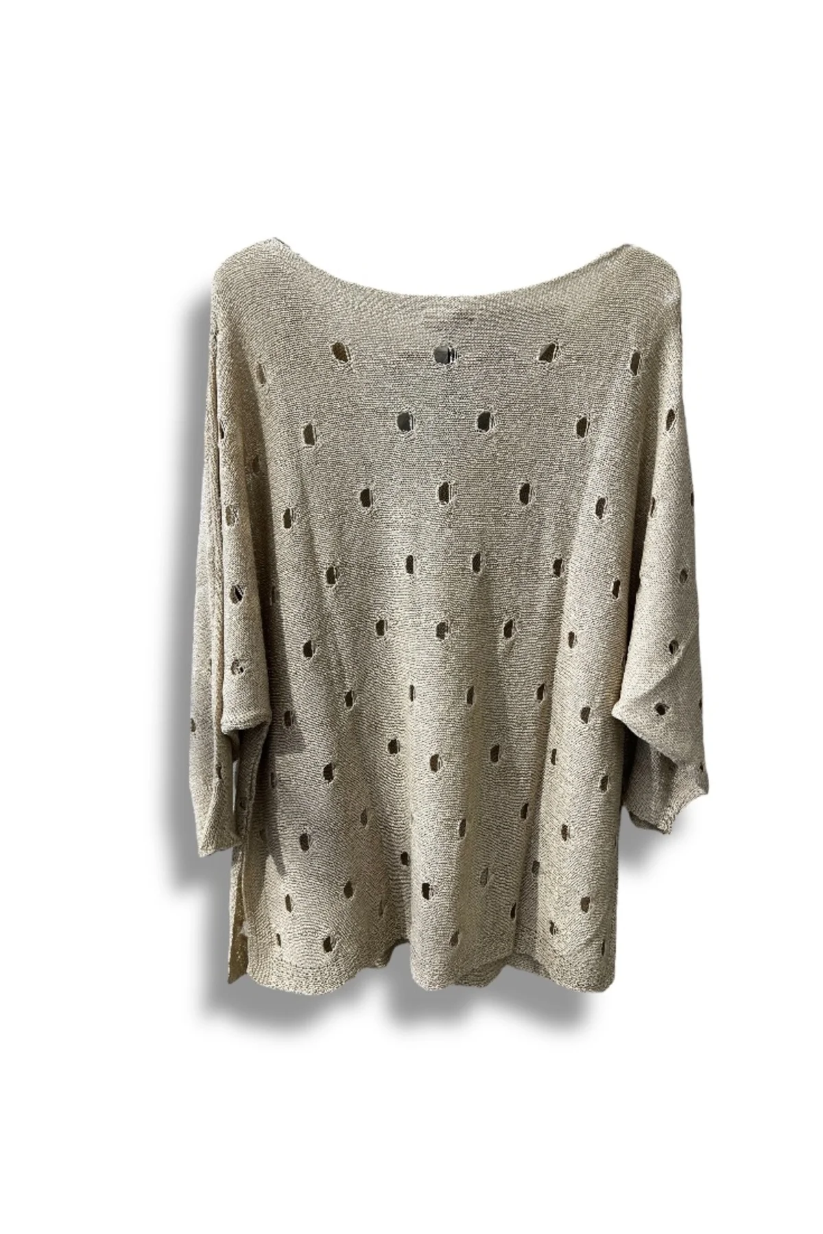 Kadın Merserize Oversize Triko Bluz – Standart Beden (38-48 Uyumlu) – Şık ve Rahat Yazlık Kazak