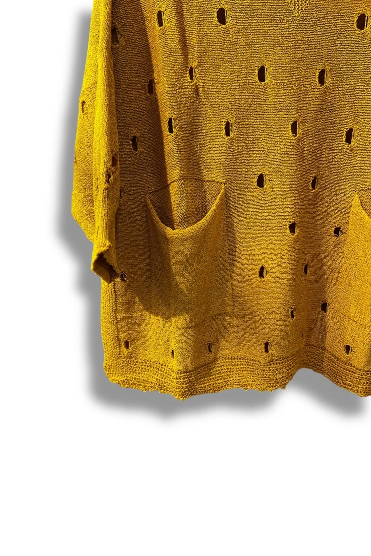 Kadın Merserize Oversize Triko Bluz – Standart Beden (38-48 Uyumlu) – Şık ve Rahat Yazlık Kazak