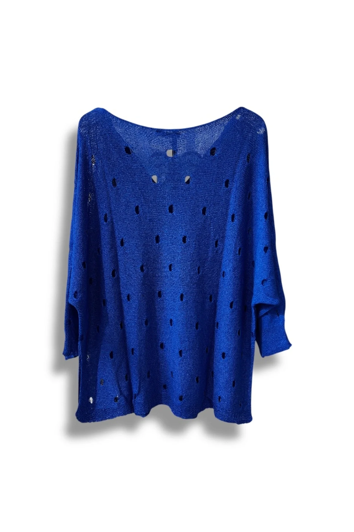 Kadın Merserize Oversize Triko Bluz – Standart Beden (38-48 Uyumlu) – Şık ve Rahat Yazlık Kazak