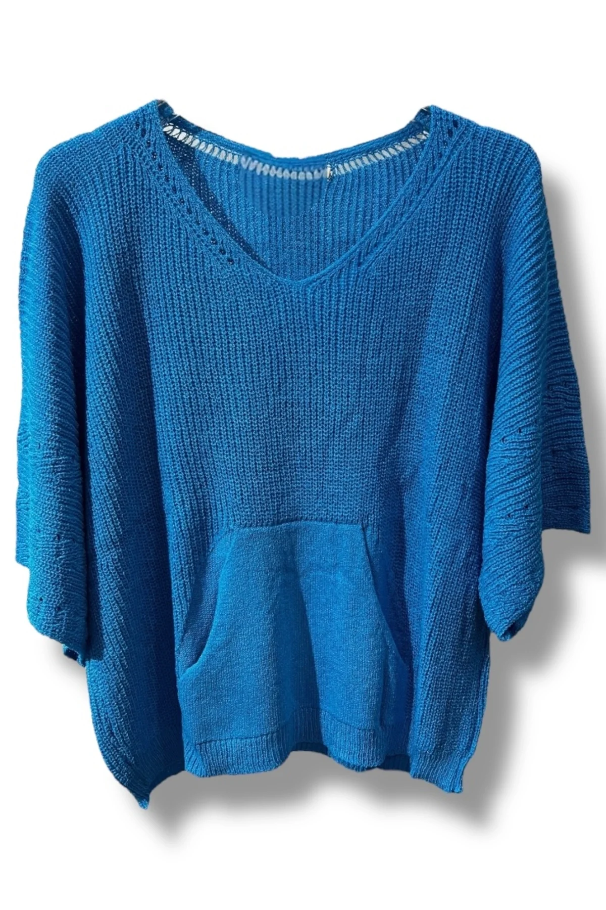 Merserize Triko Bluz %100 Pamuk Yumuşak Dokulu Standart Beden (38-48 Uyumlu)