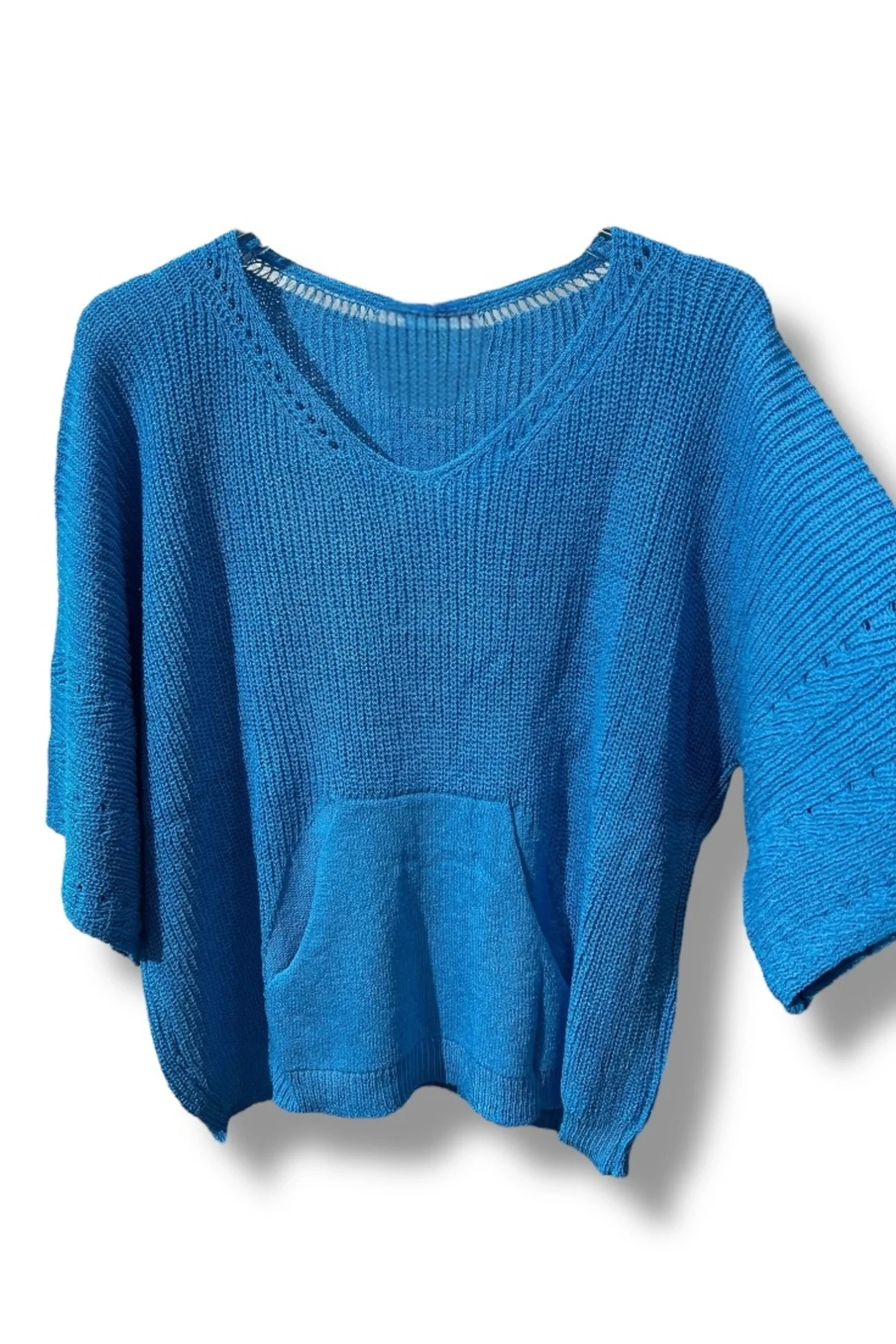 Merserize Triko Bluz %100 Pamuk Yumuşak Dokulu Standart Beden (38-48 Uyumlu)